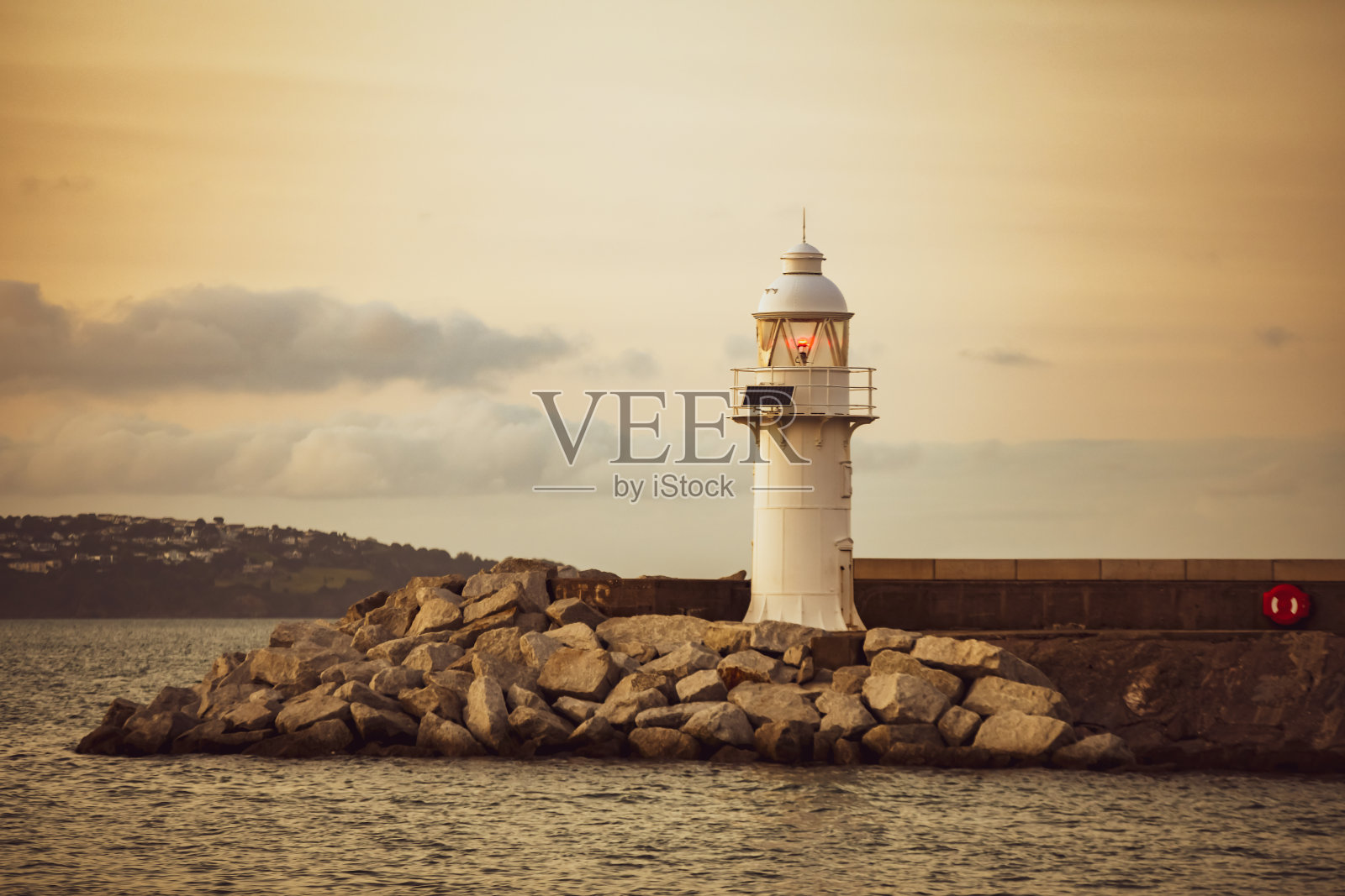 布里克斯汉姆港灯塔照片摄影图片