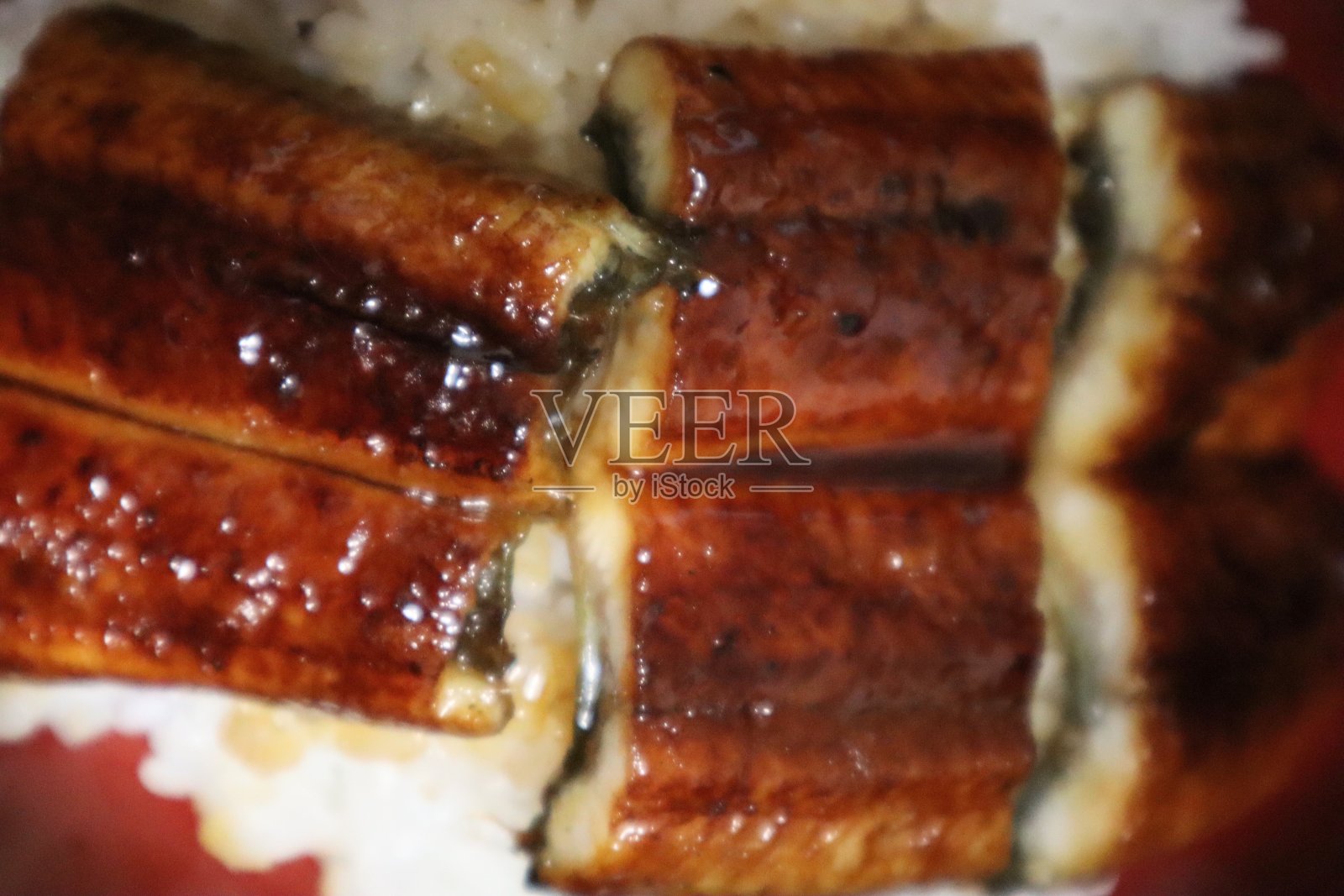 日本鳗鱼碗特写照片摄影图片