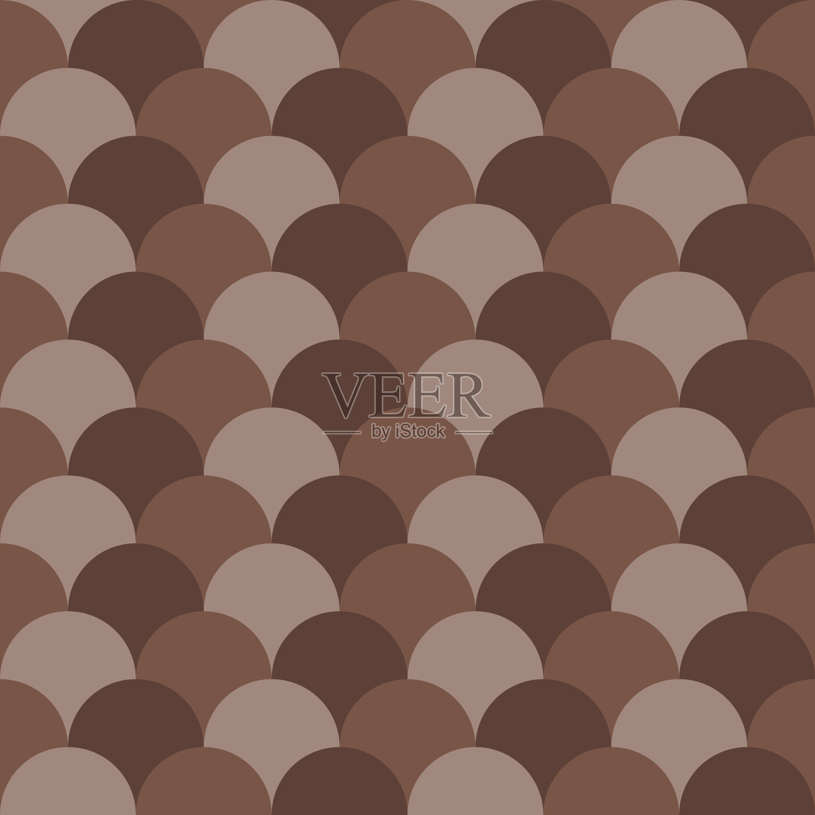 鱼鳞图案。插画图片素材