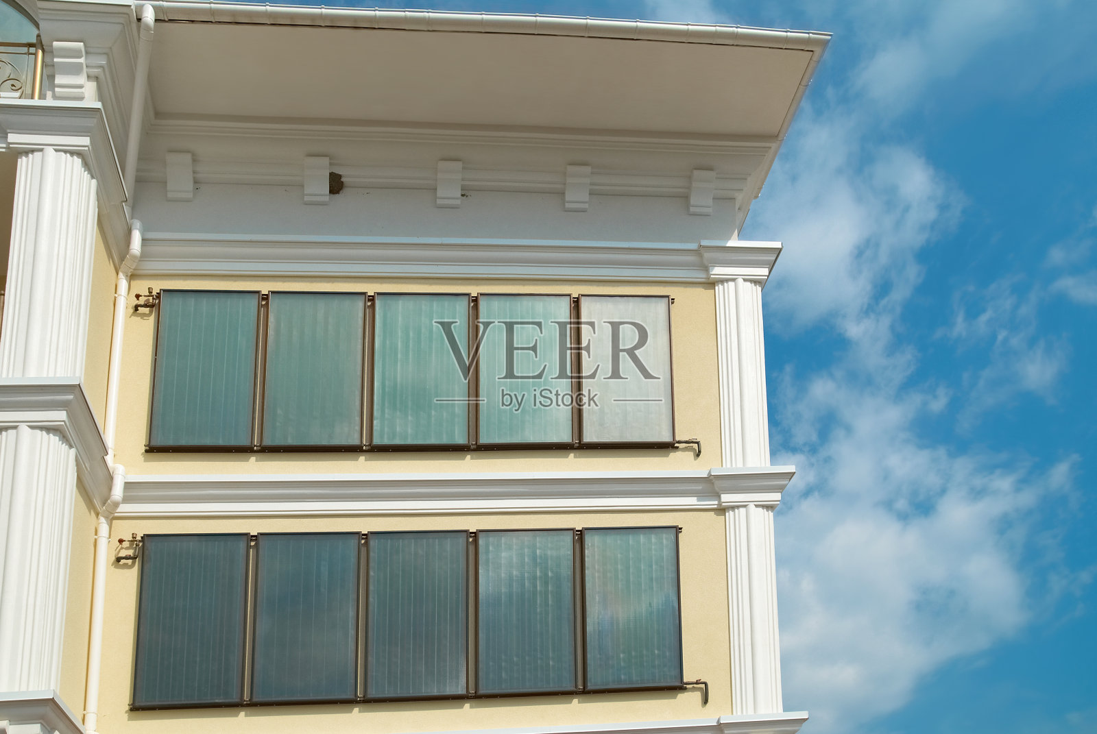 太阳能房屋照片摄影图片