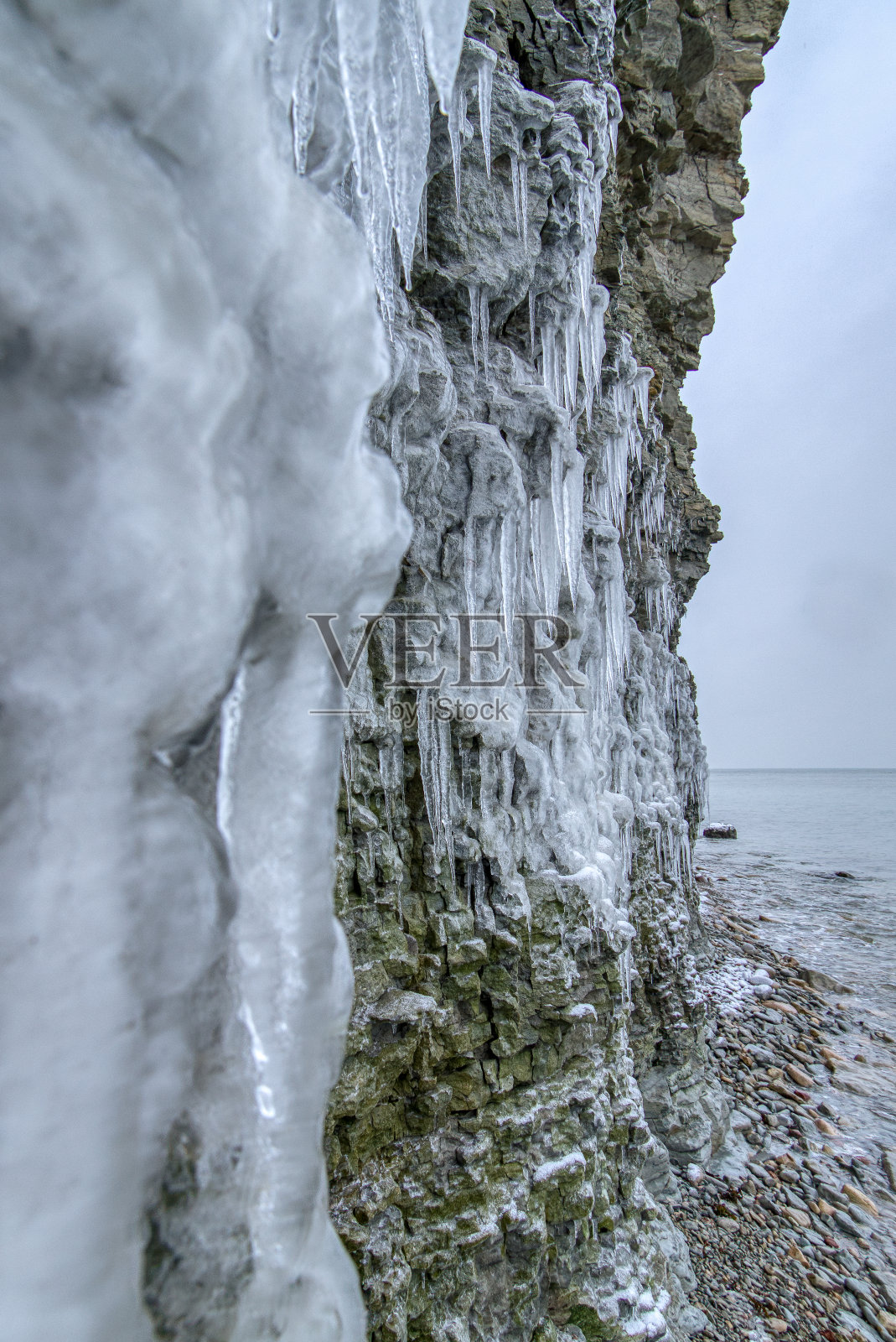 冻岸照片摄影图片