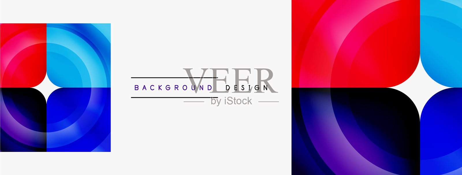 圆形抽象背景壁纸横幅插画图片素材