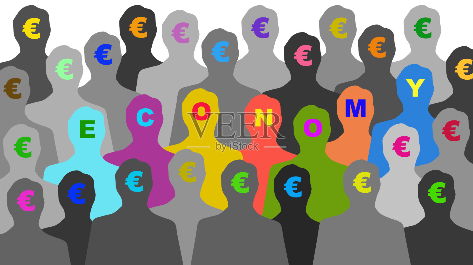 经济插画图片素材