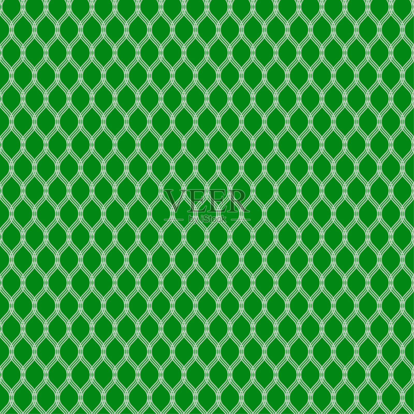 无缝抽象背景模式-绿色壁纸-矢量插图插画图片素材