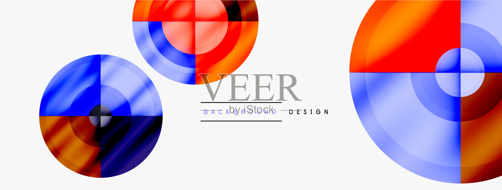 圆形图案背景抽象背景插画图片素材