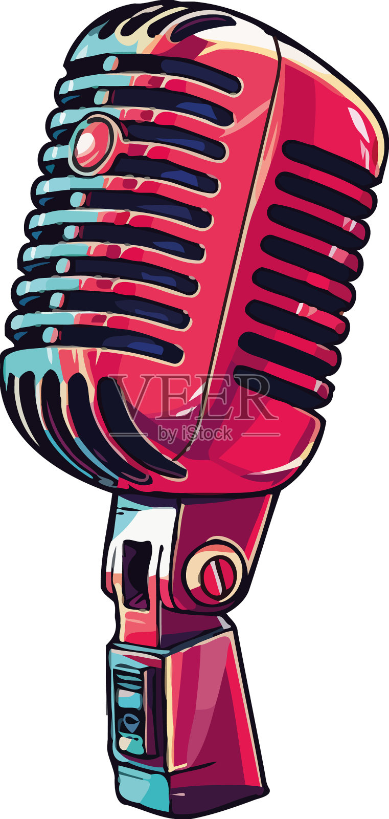 金属麦克风设计设计元素图片
