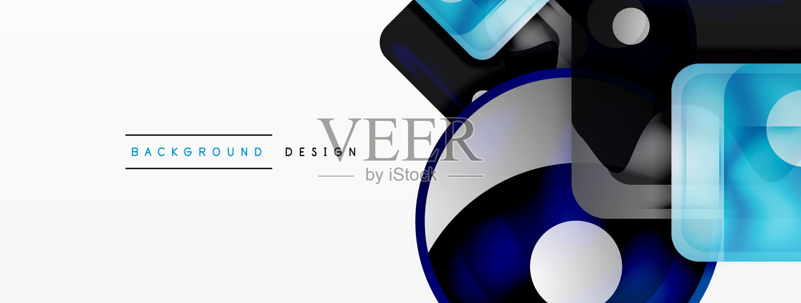 抽象的背景设计展示了光滑的玻璃插画图片素材