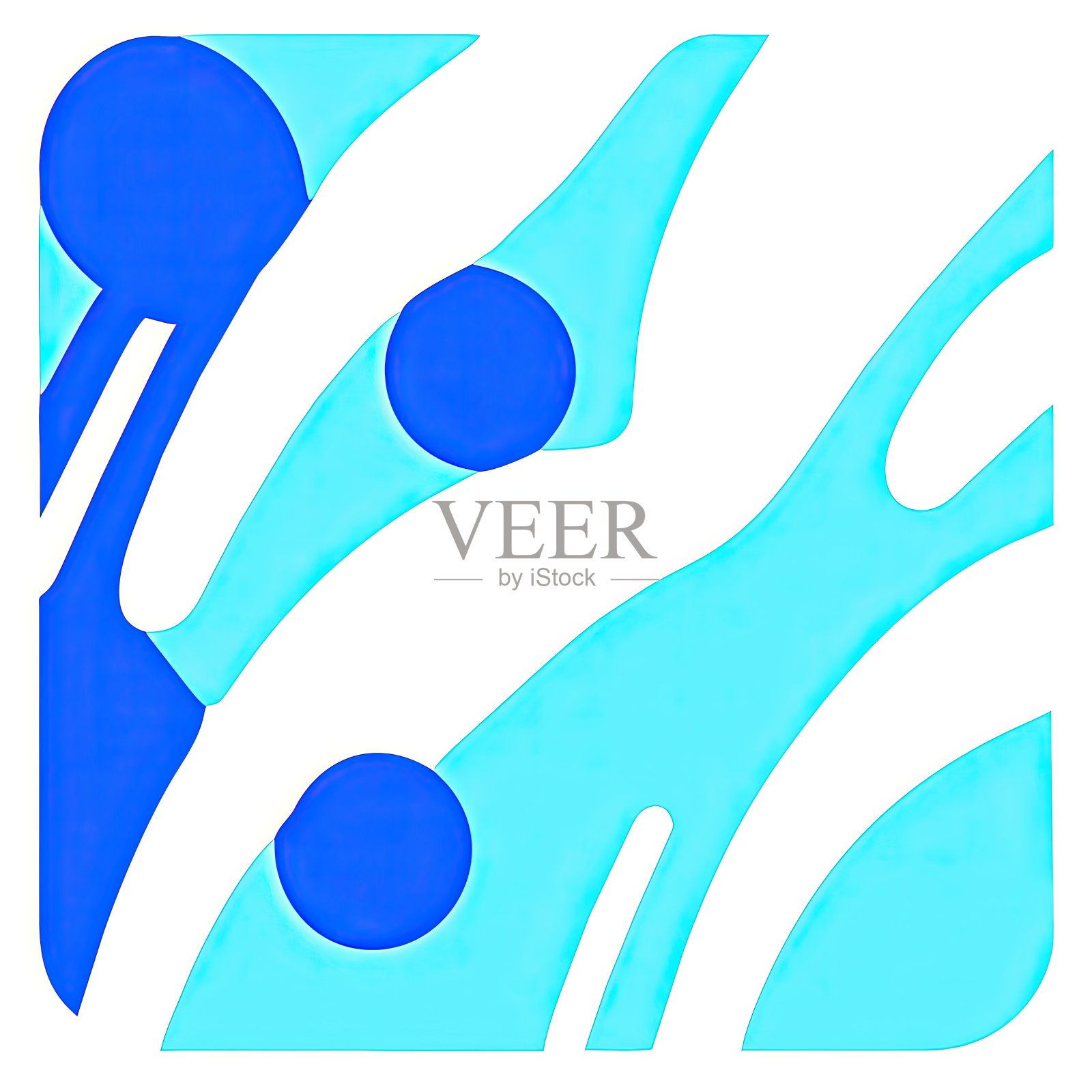 复古元素渐变形状矢量艺术图标插画图片素材