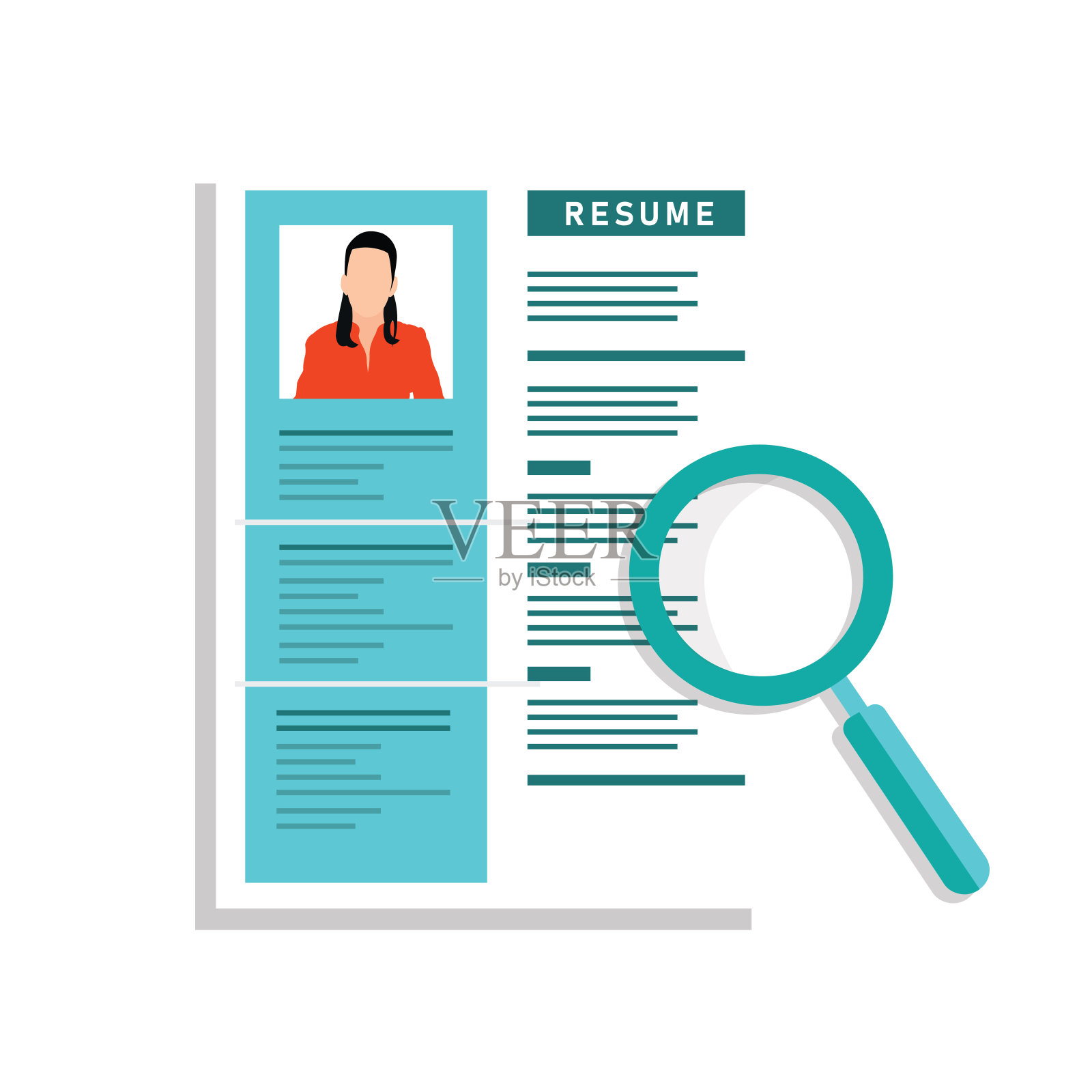 就业和招聘概念股票插图插画图片素材