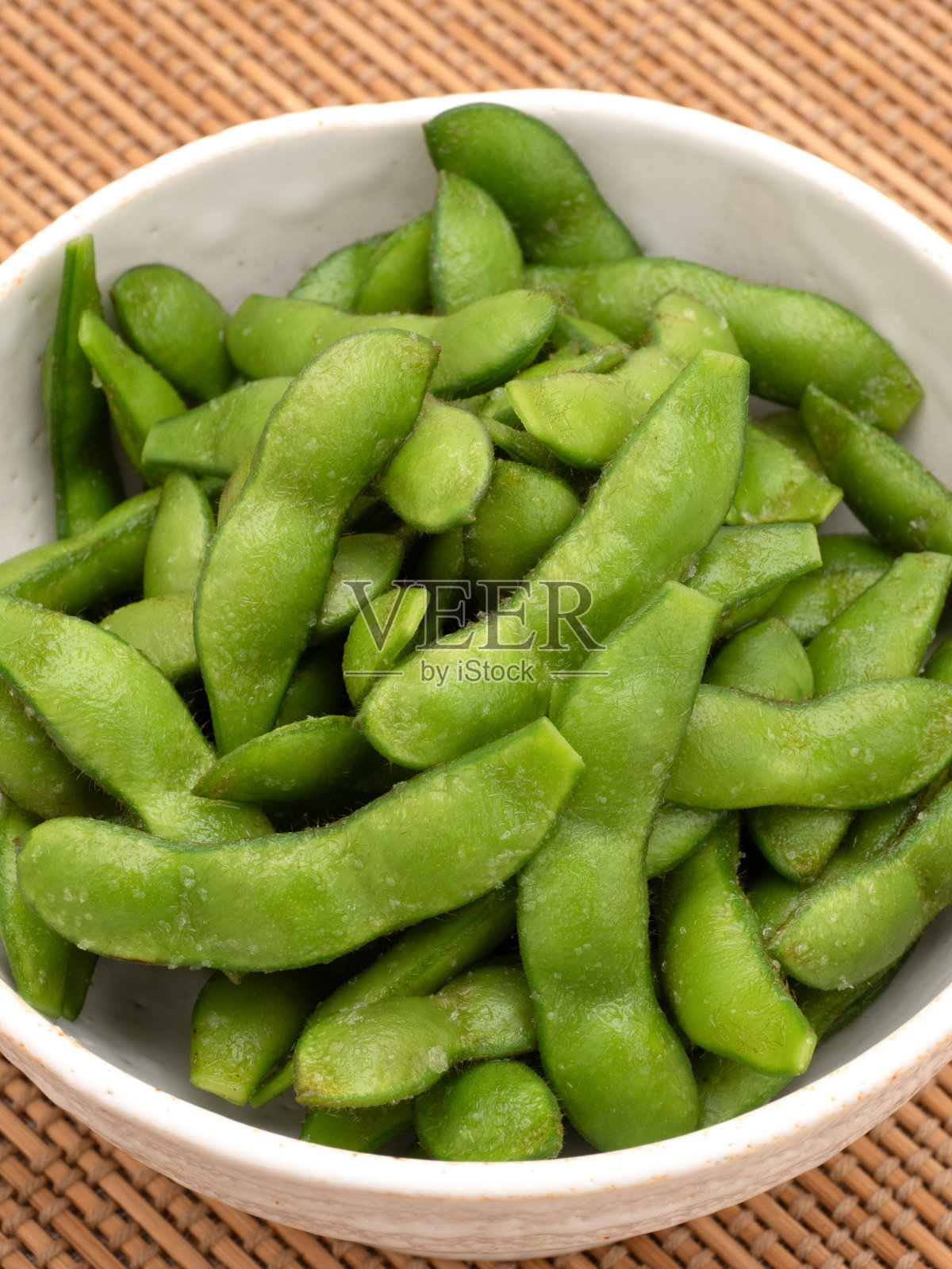 煮熟的毛豆照片摄影图片