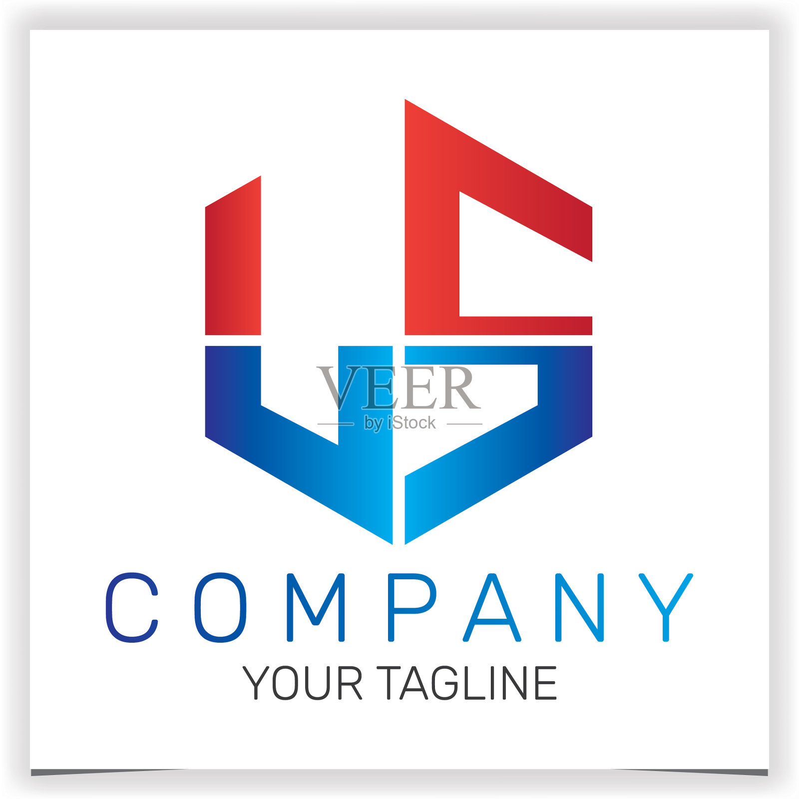 字母ls初始六边形标志图标溢价插画图片素材