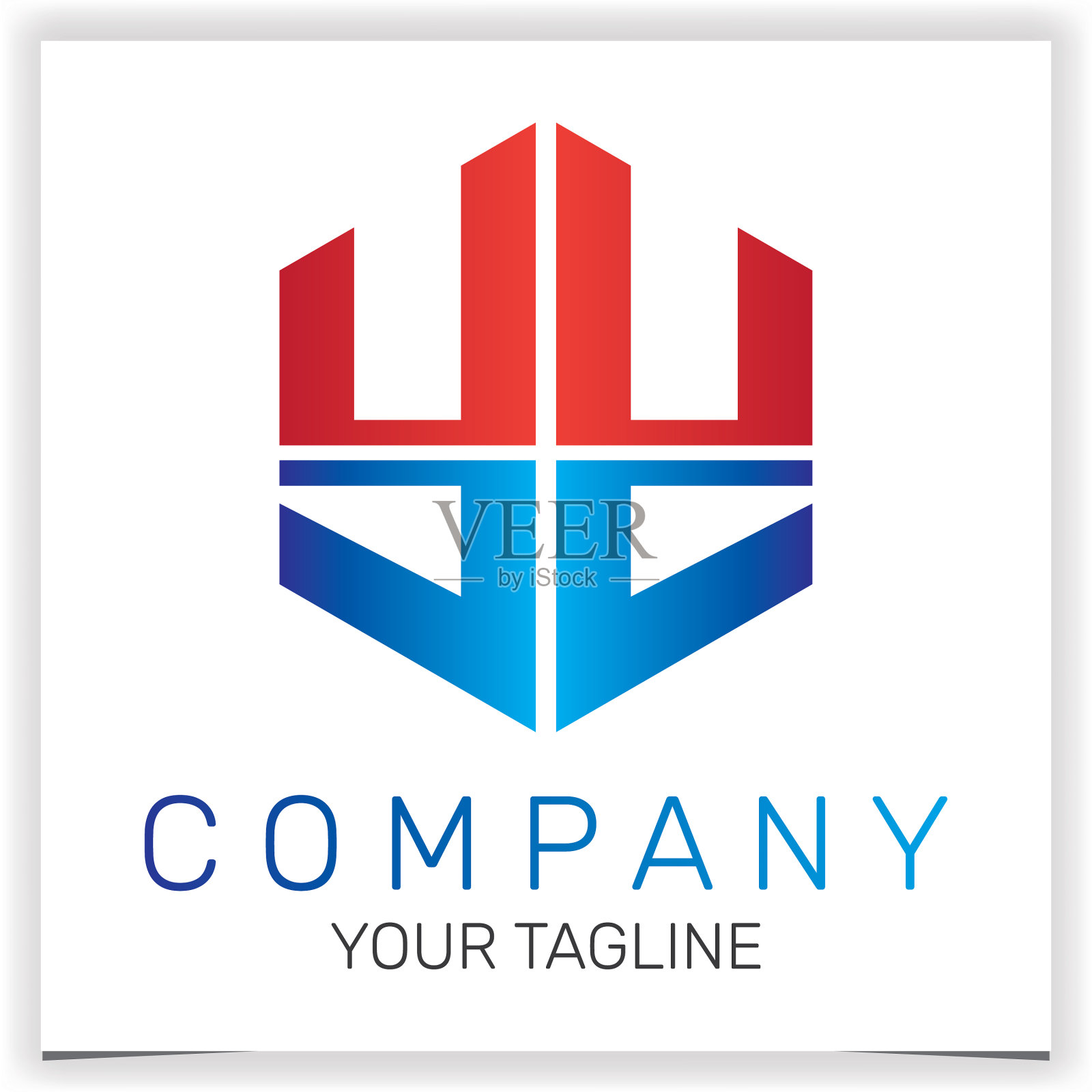 字母yy初始六边形标志图标溢价插画图片素材