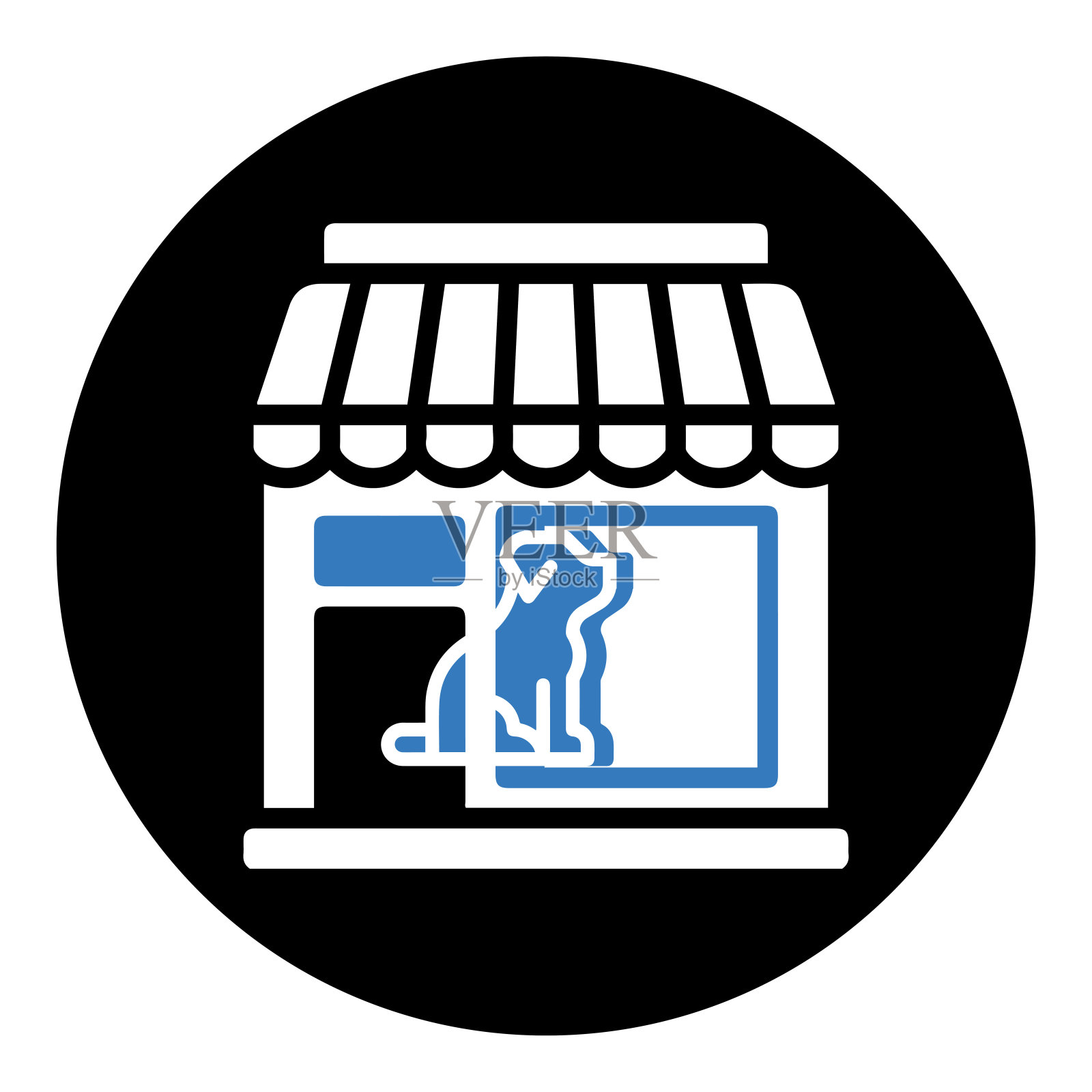 动物之家或家园图标插画图片素材