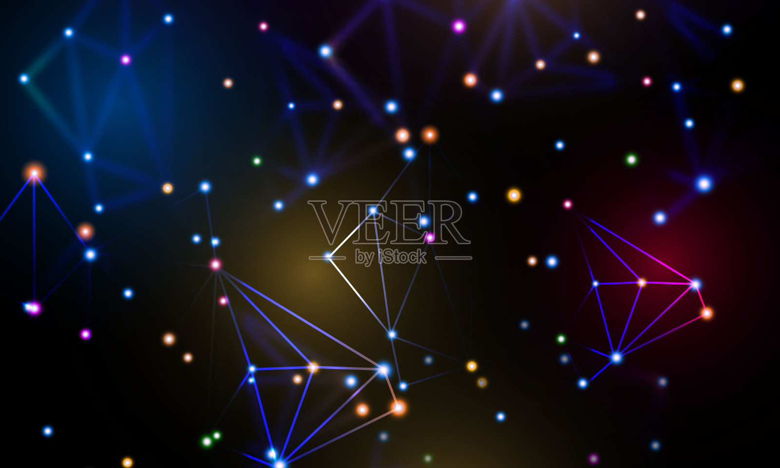 矢量三角形形状的背景股票插图插画图片素材