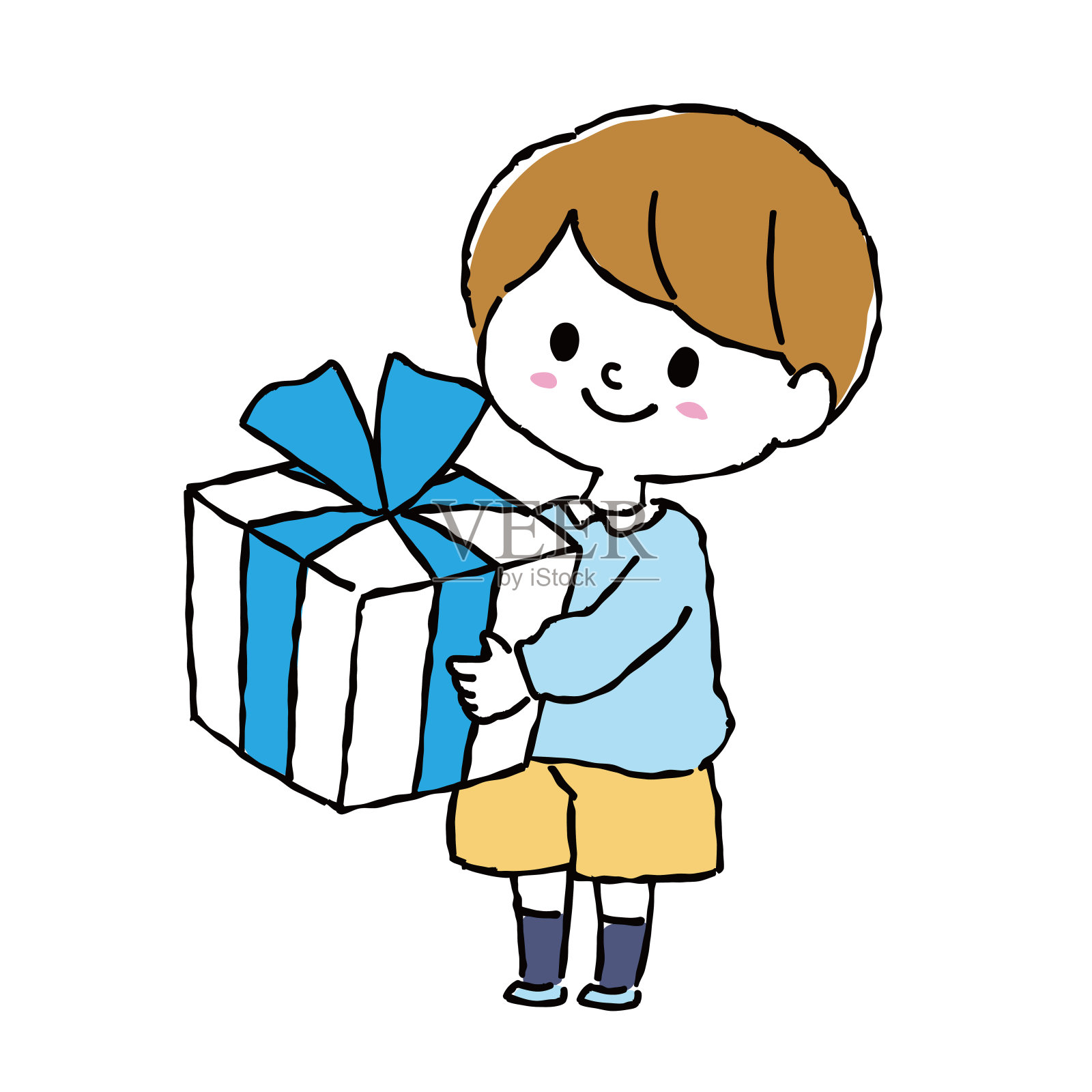 简易儿童插图插画图片素材