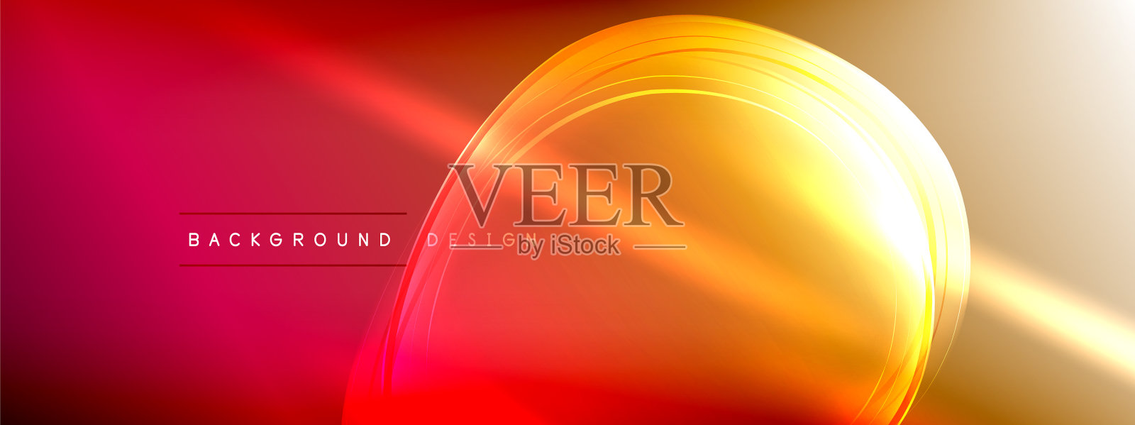 抽象背景-液体透明插画图片素材