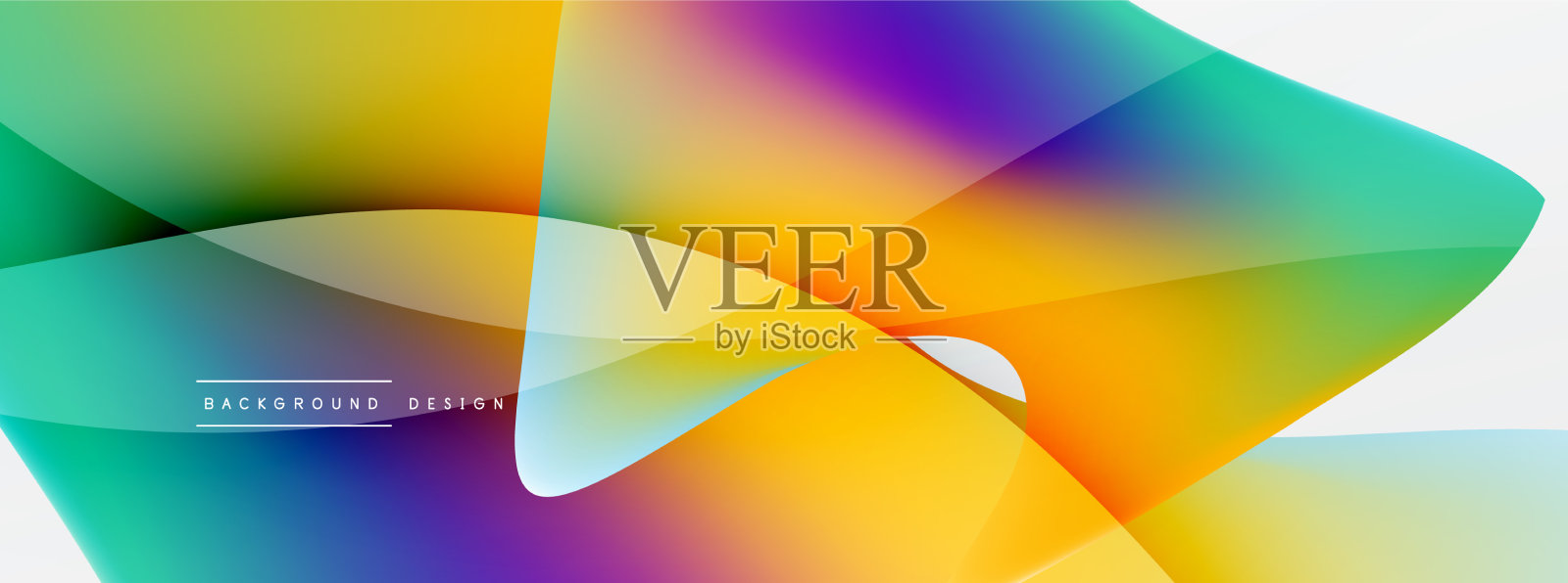 抽象背景流体渐变色波插画图片素材