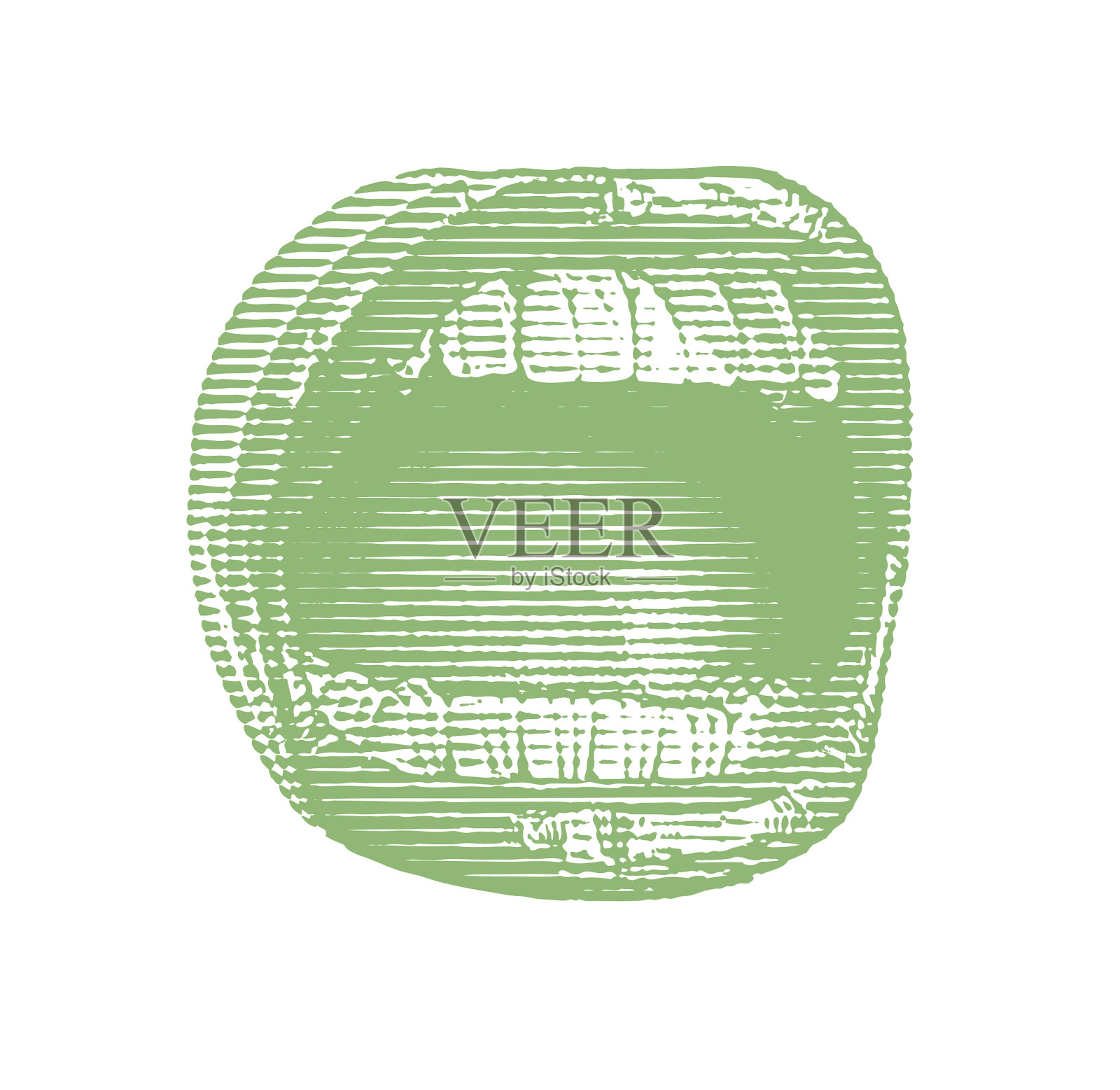 闭上嘴尖叫与glitch技术插画图片素材