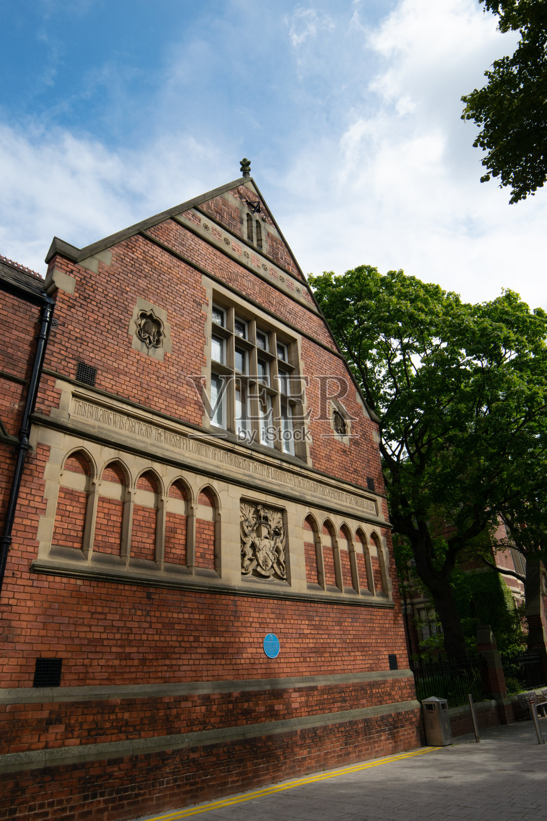 英国约克郡利兹大学校园照片摄影图片