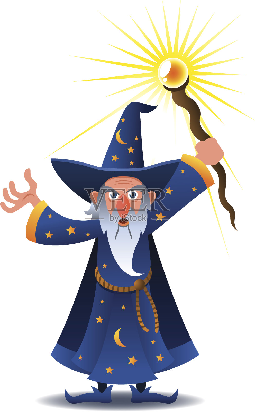 强大的向导插画图片素材