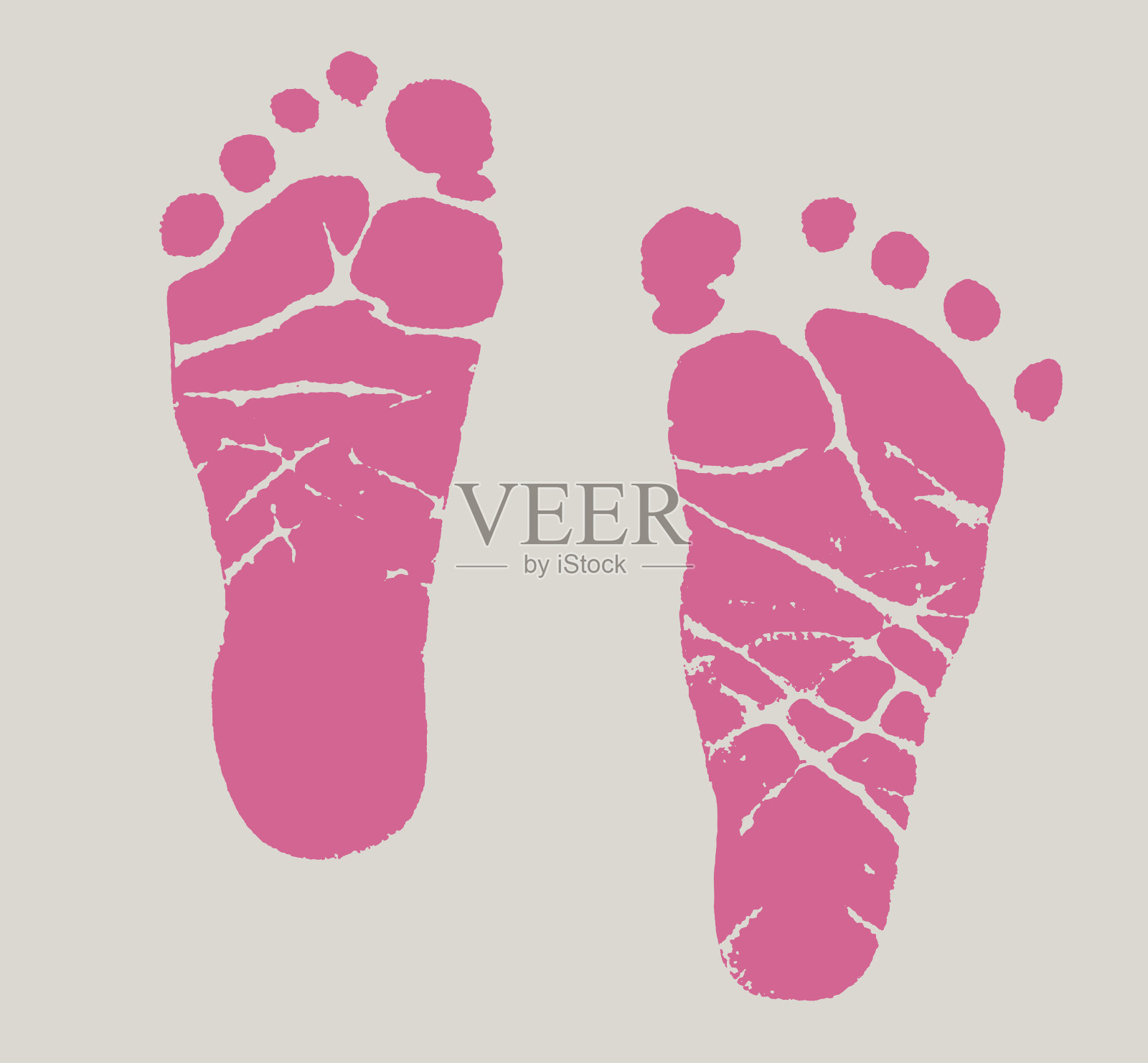 脚输出插画图片素材