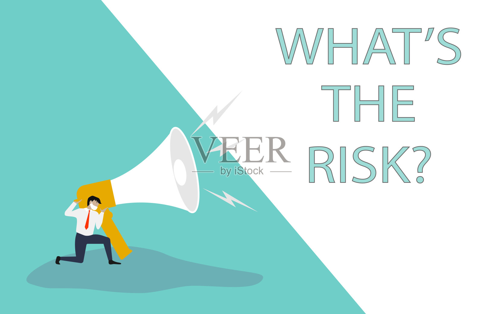 有什么风险插画图片素材