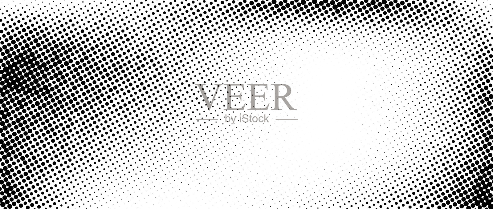 点状半色调褪色的波浪渐变纹理。垃圾肮脏的斑点和斑点背景。黑白砂纹壁纸。复古随机像素化漫画。矢量沙砾背景插画图片素材