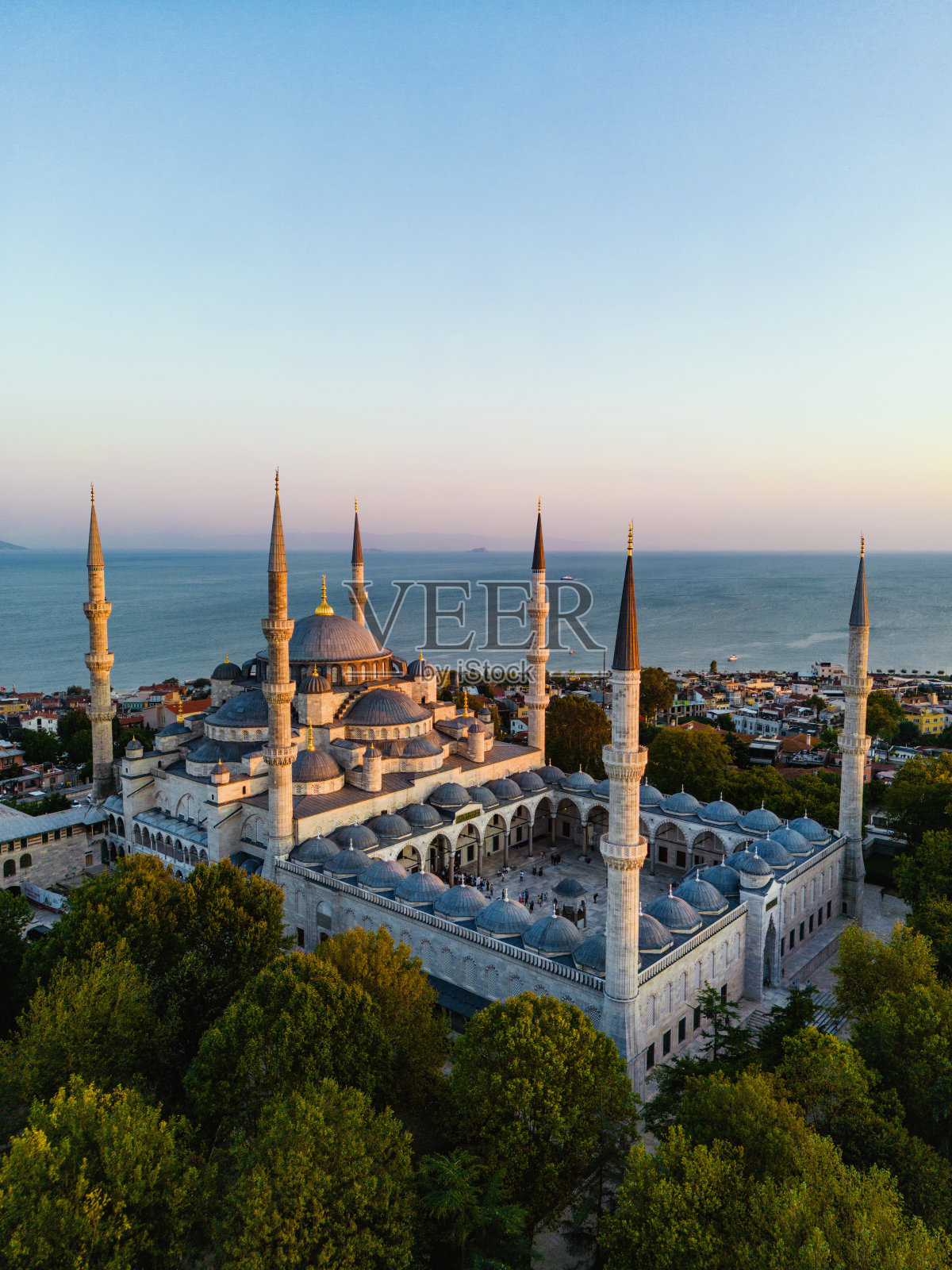 伊斯坦布尔蓝色清真寺照片摄影图片