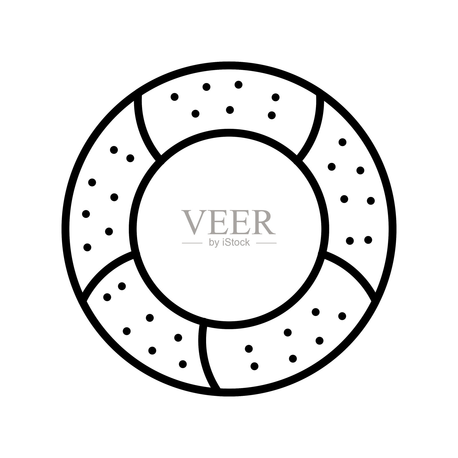 百吉饼图标插画图片素材