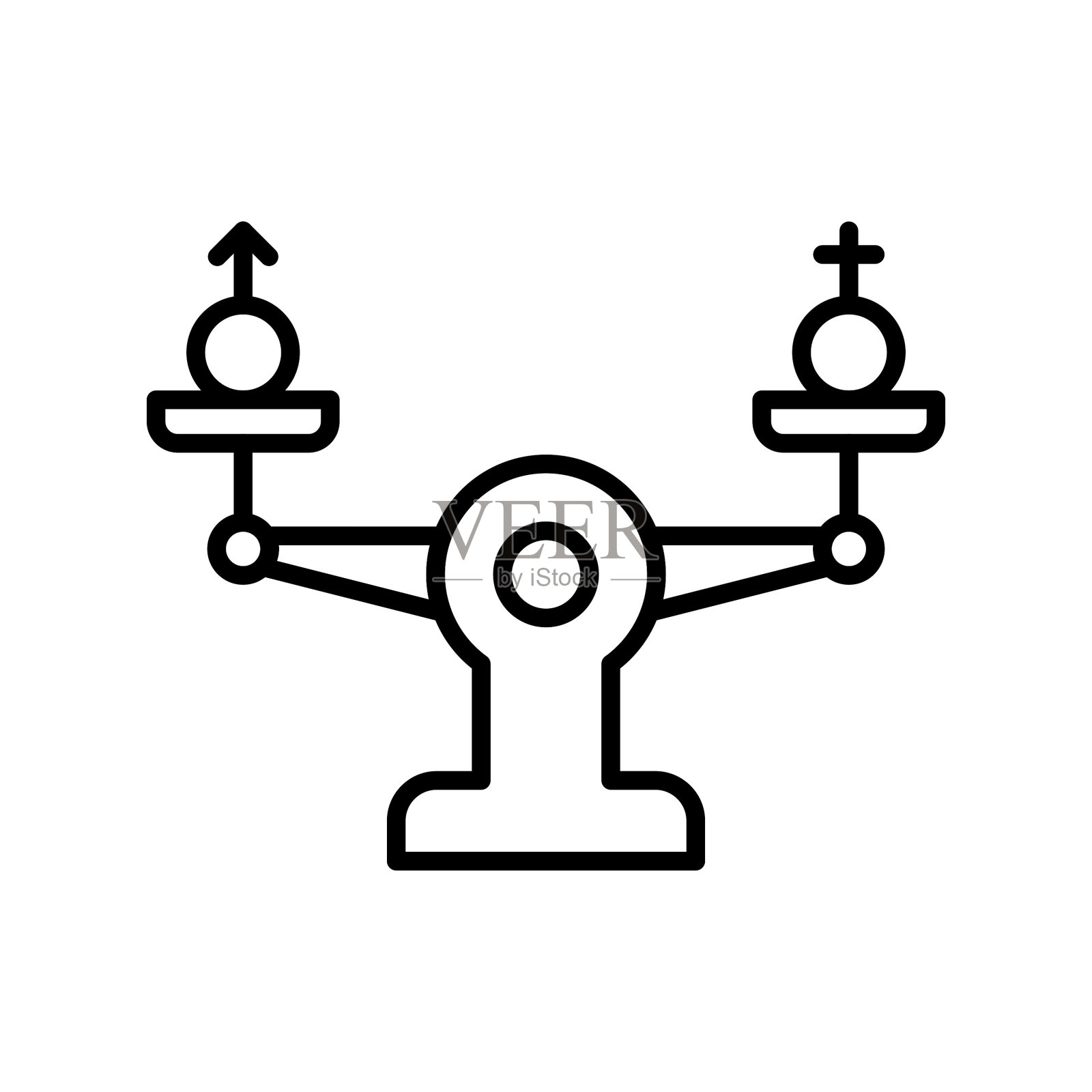 性别平等图标插画图片素材