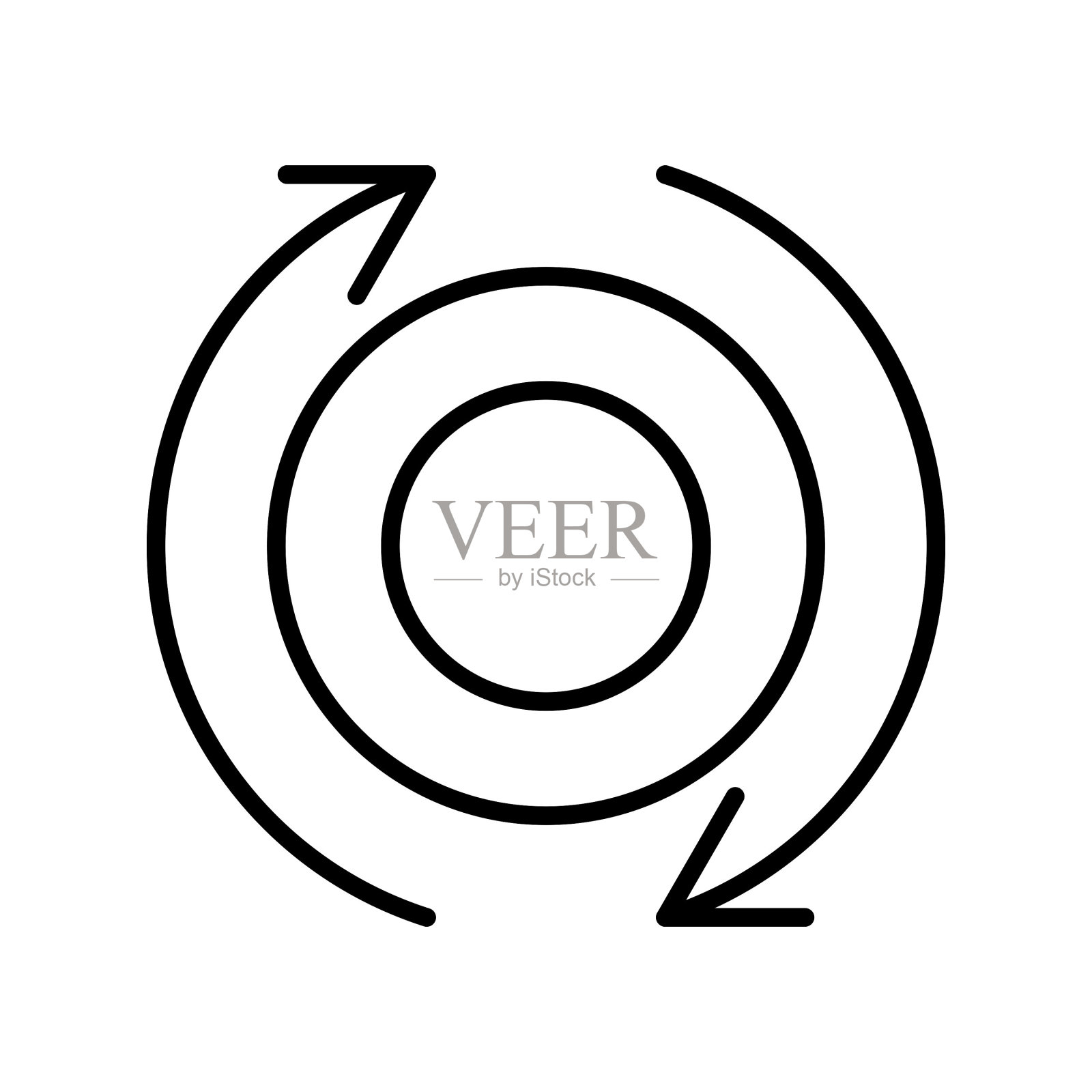 旋转图标插画图片素材