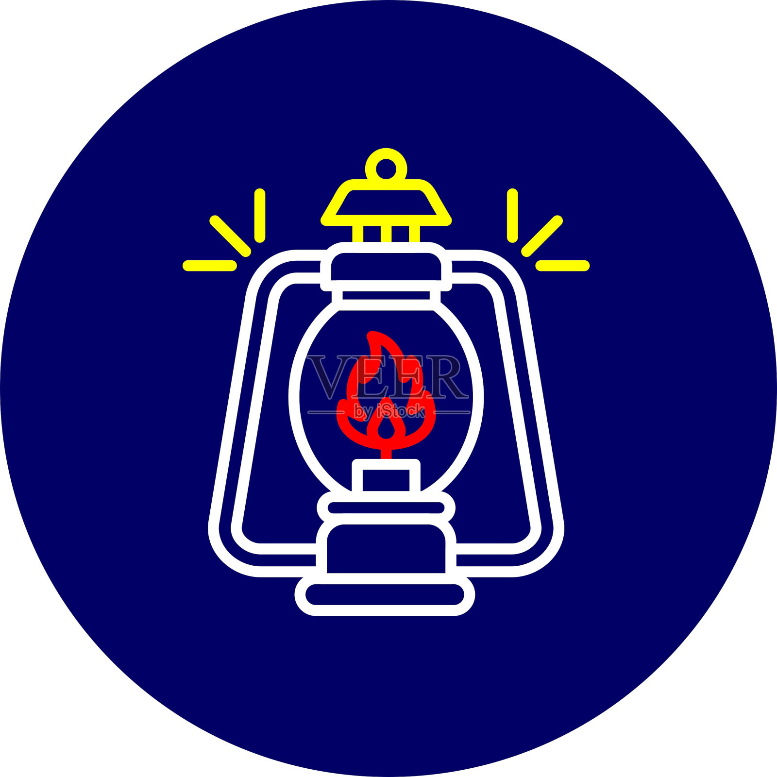 灯笼图标插画图片素材