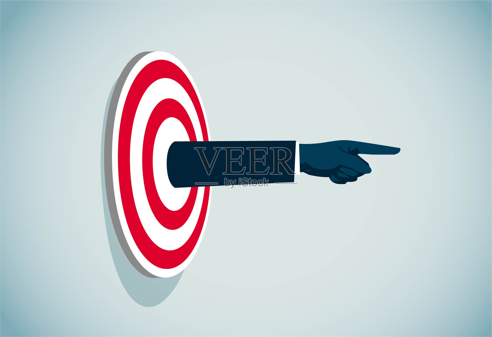 指出正确的方向插画图片素材