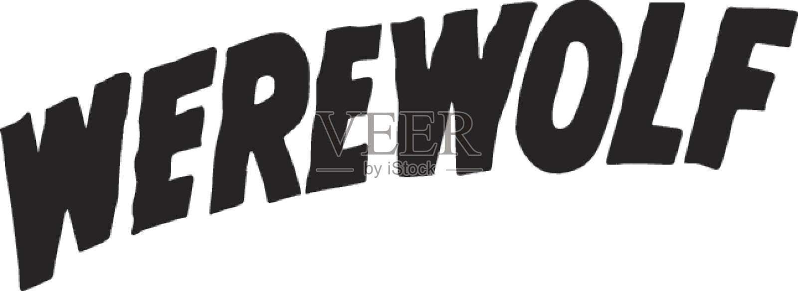 狼人插画图片素材