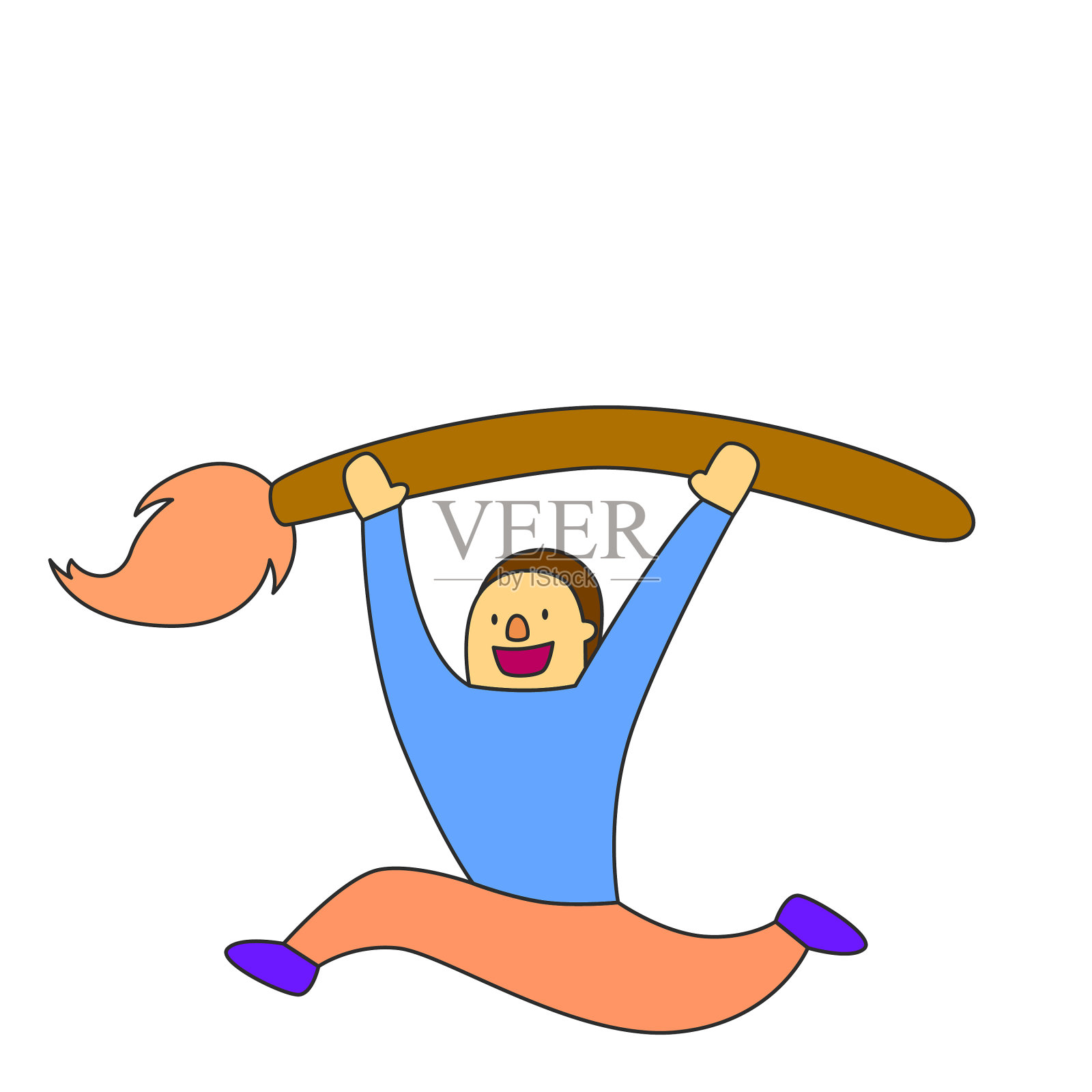 持有对象设计元素图片