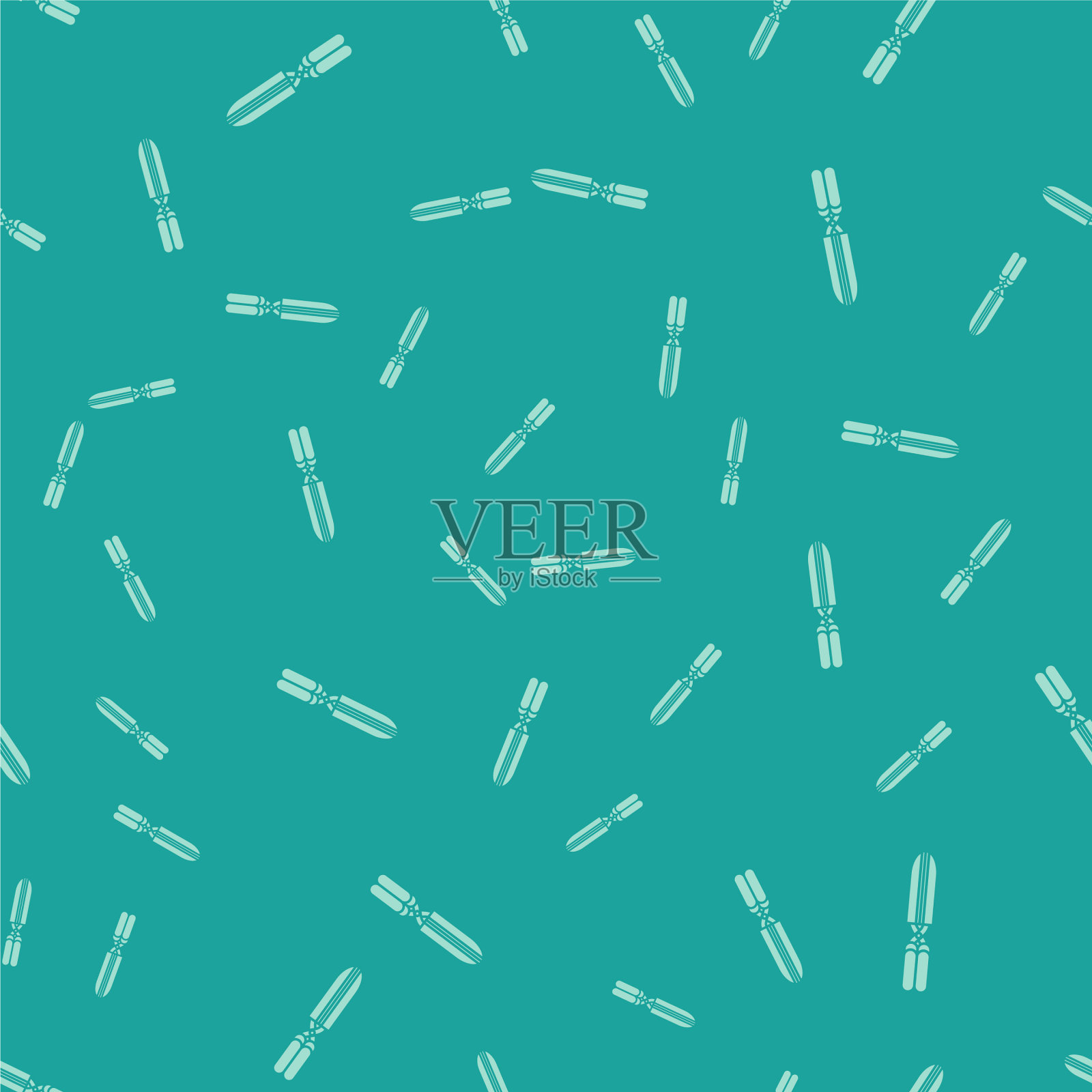 绿色园艺手工修剪剪刀插画图片素材