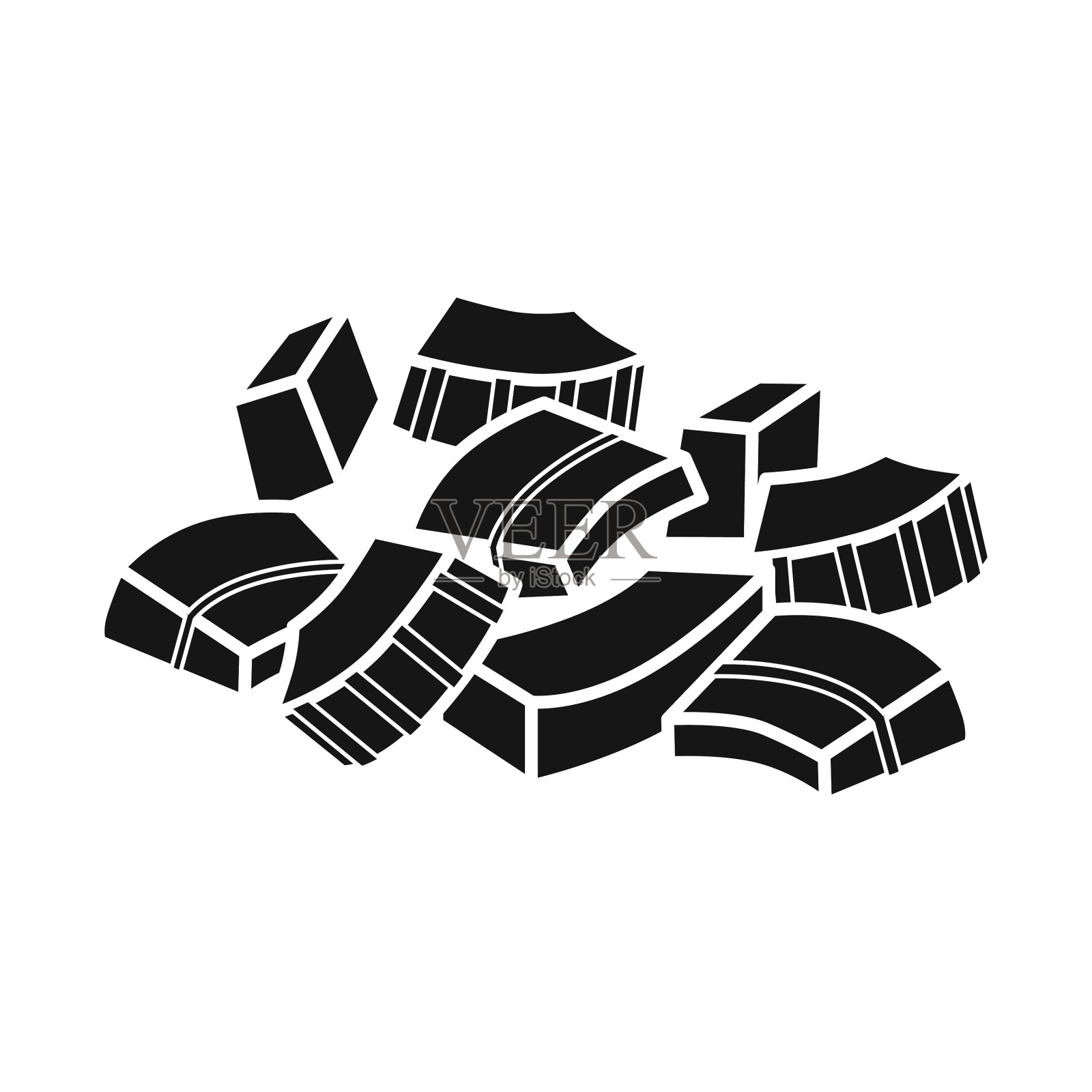 设计洋葱和切片标志网元素设计元素图片