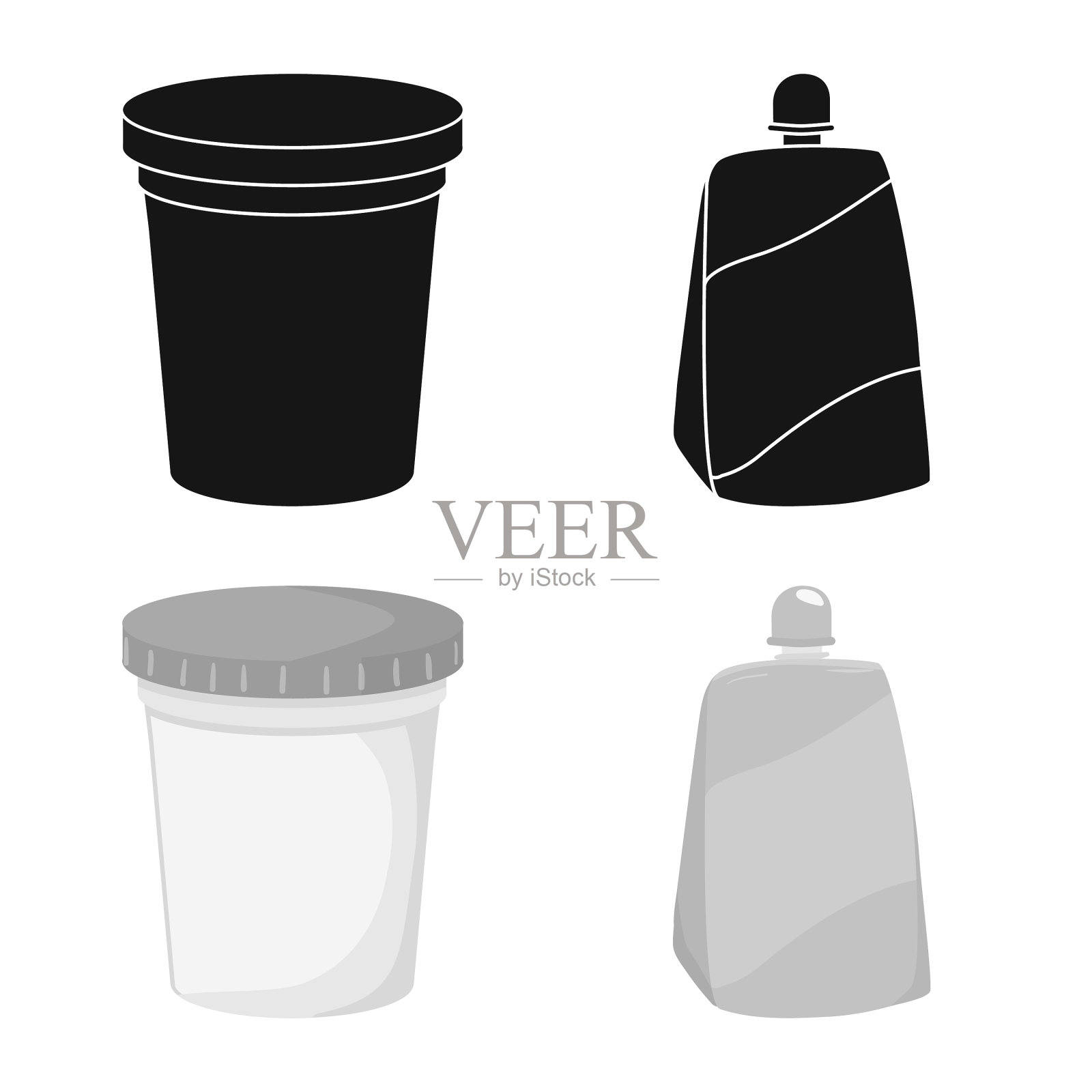 有机和乳糖标志插画图片素材