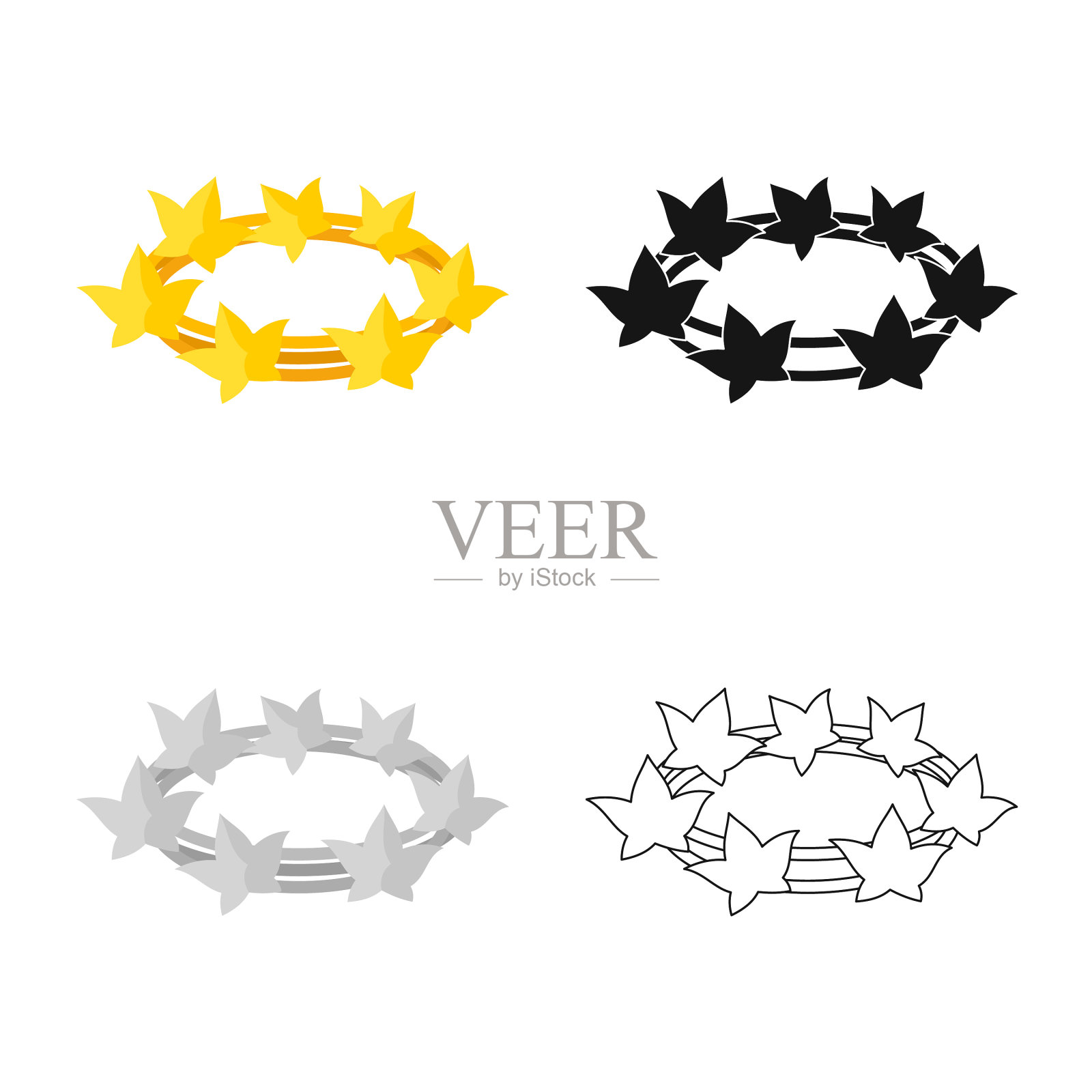 弥尔波墨涅和悲剧的象征插画图片素材