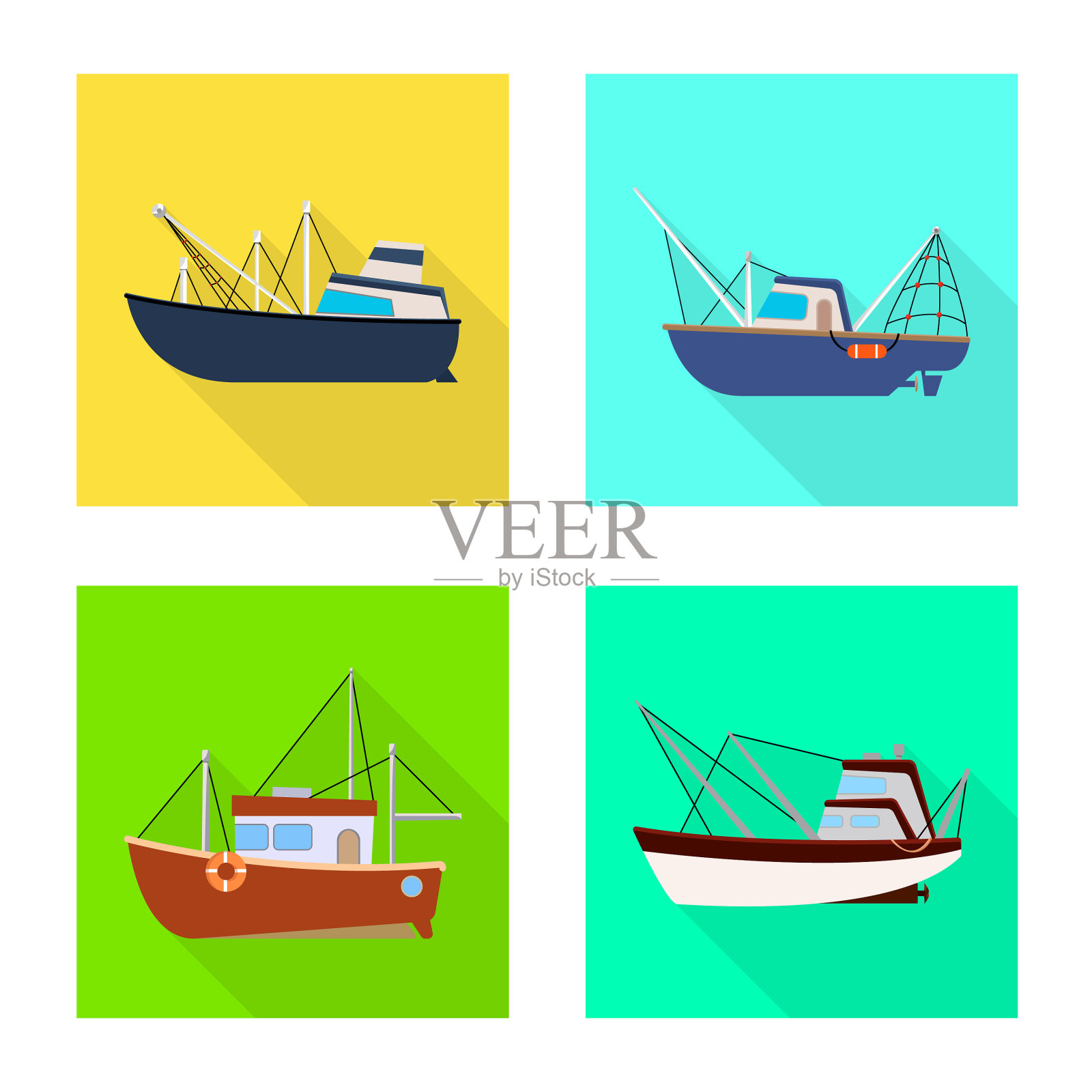 交通和工业图标素材