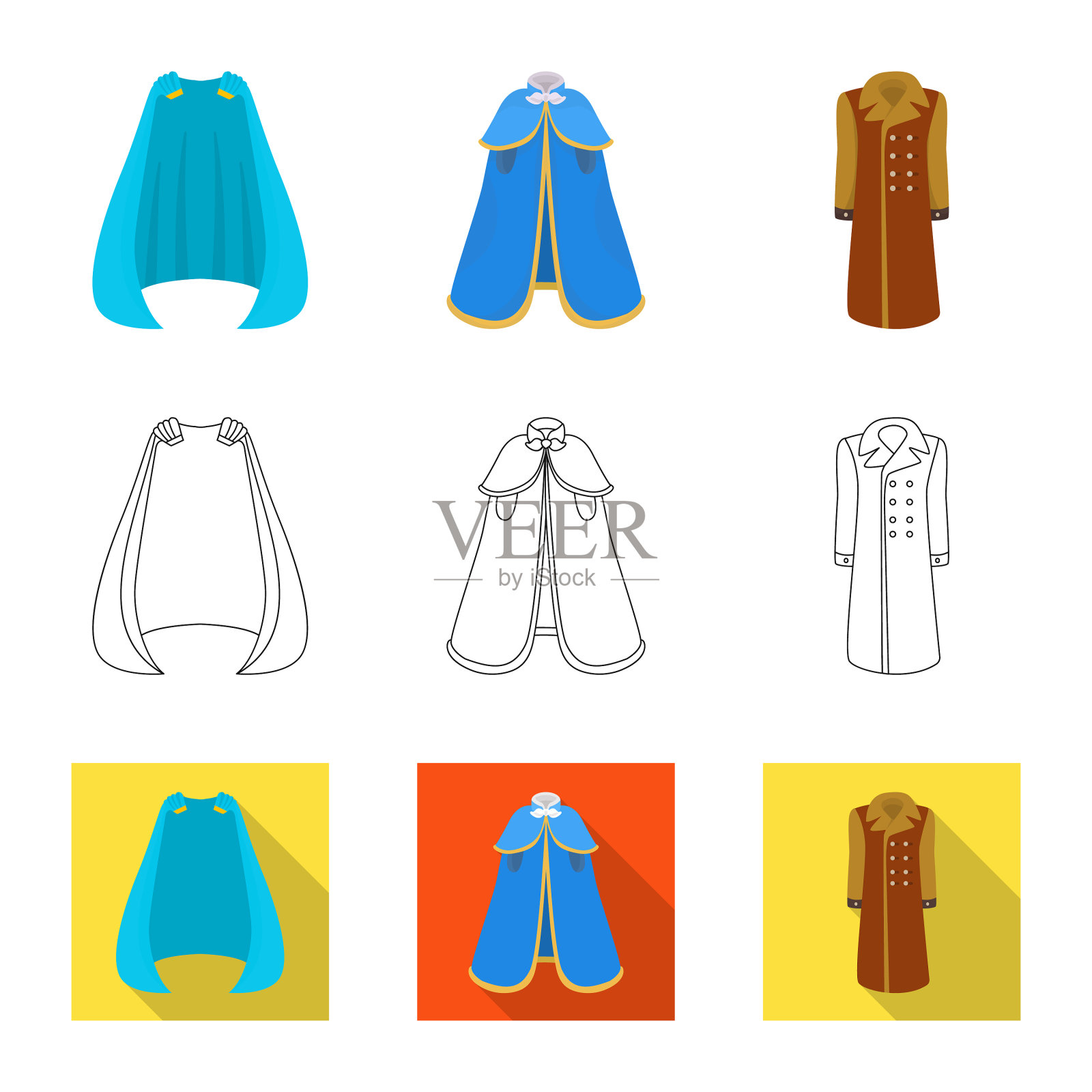 面料服装标志插画图片素材