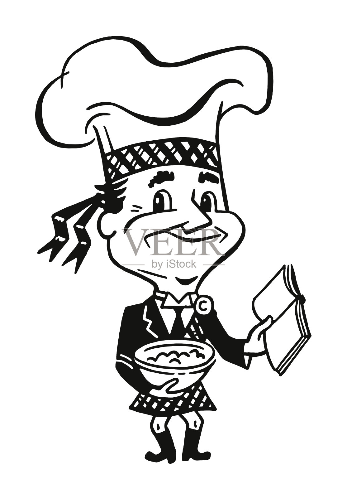 苏格兰厨师设计元素图片