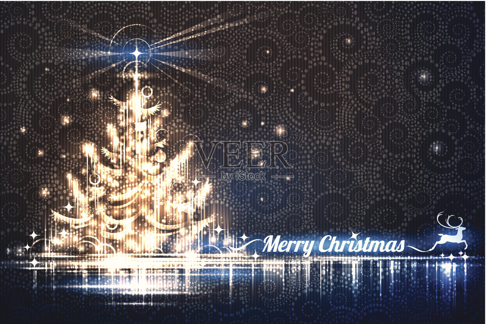 圣诞树插画图片素材