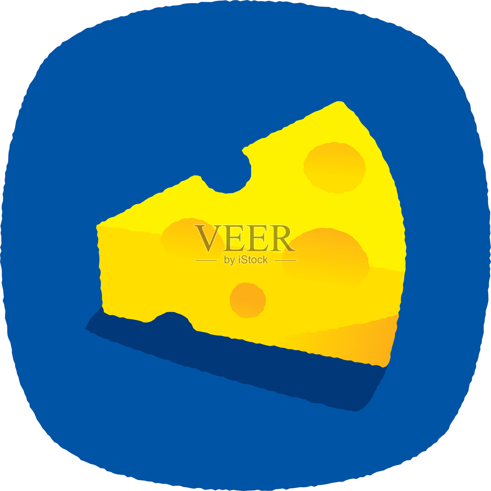 奶酪涂鸦插画图片素材