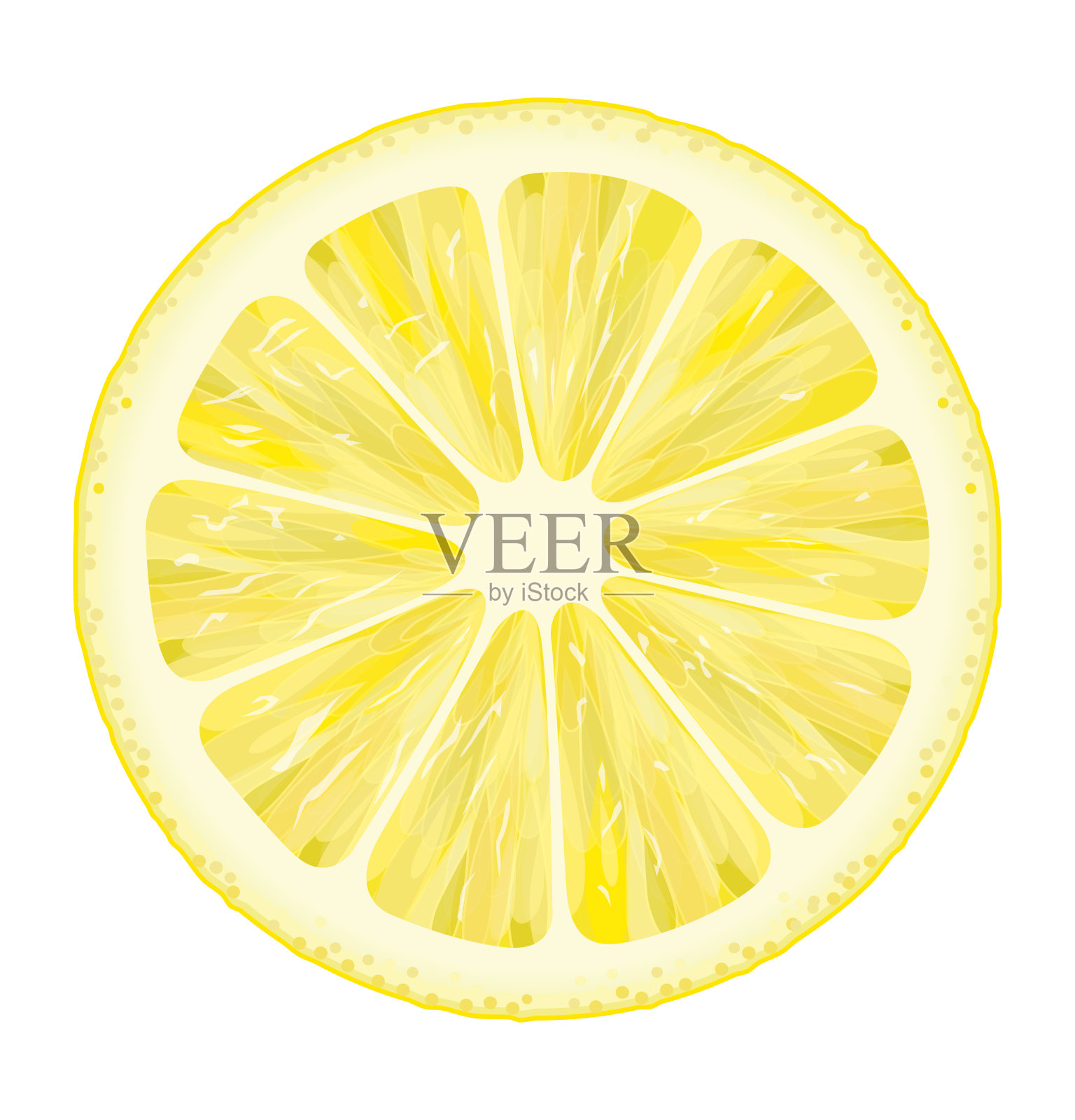 柠檬片插画图片素材