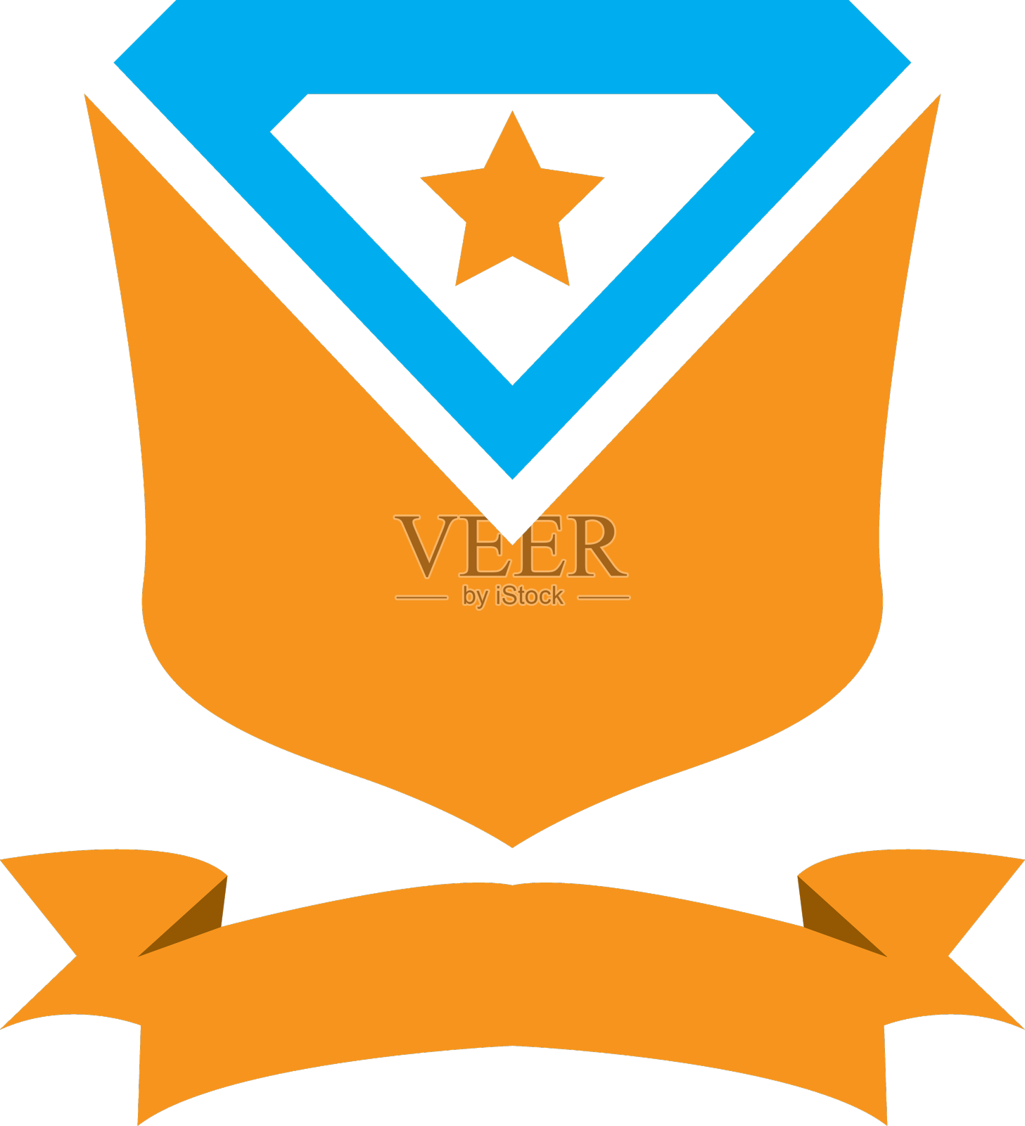 盾牌标志模板设计元素图片