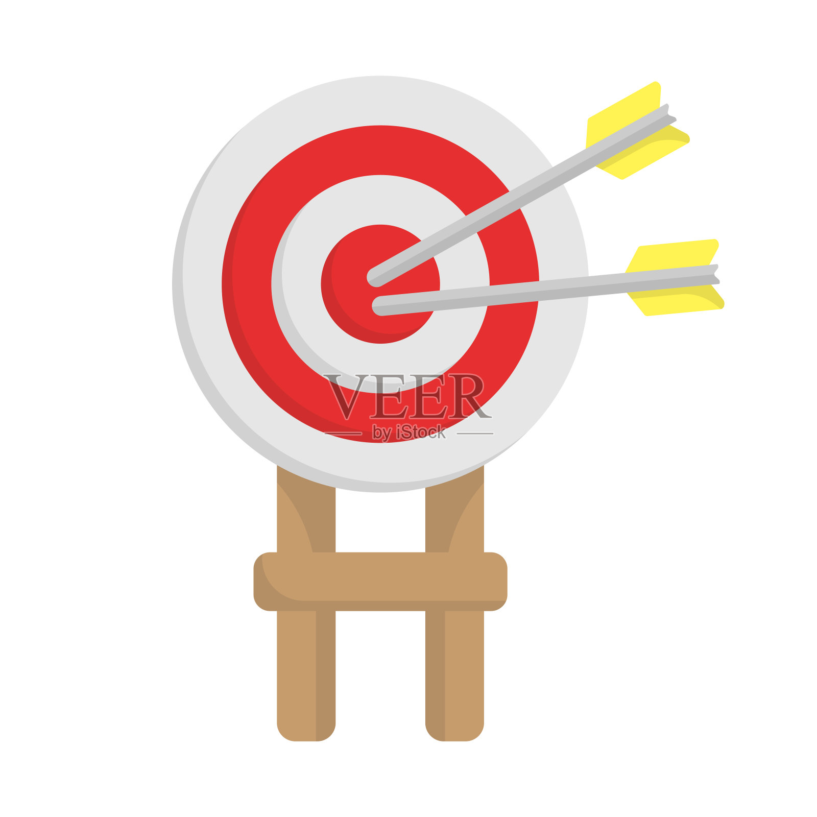 目标图标设计模板矢量插图插画图片素材