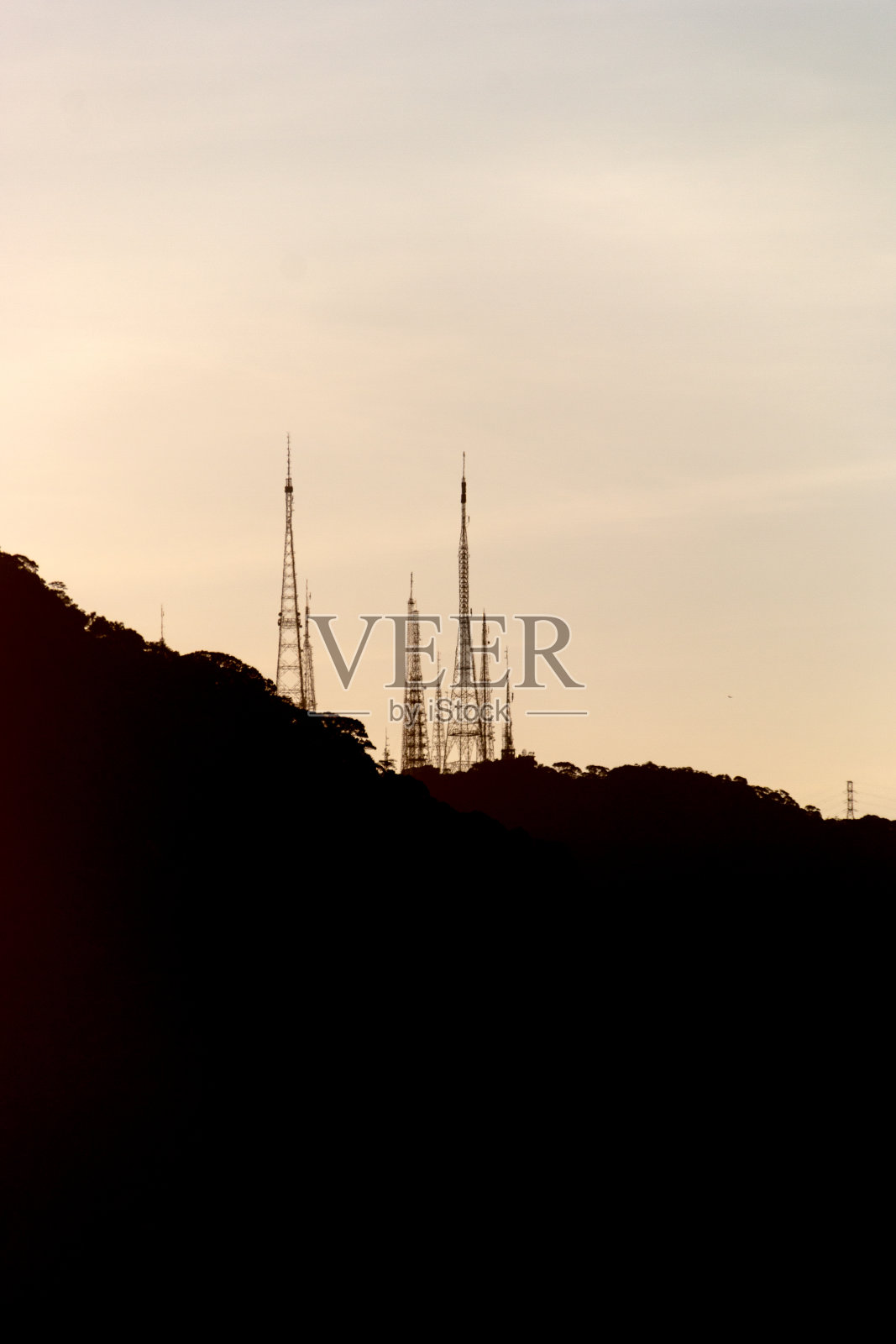 Sumare天线在里约热内卢。照片摄影图片