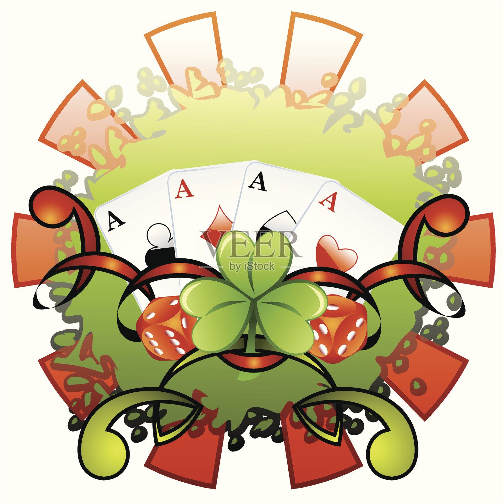 玩运气设计元素图片