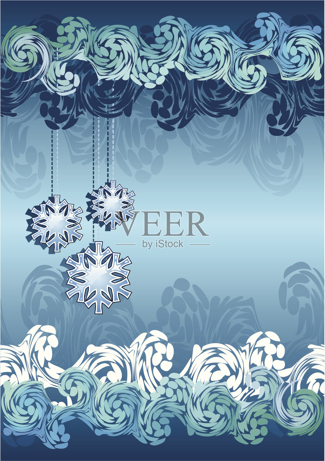 冬天的背景插画图片素材